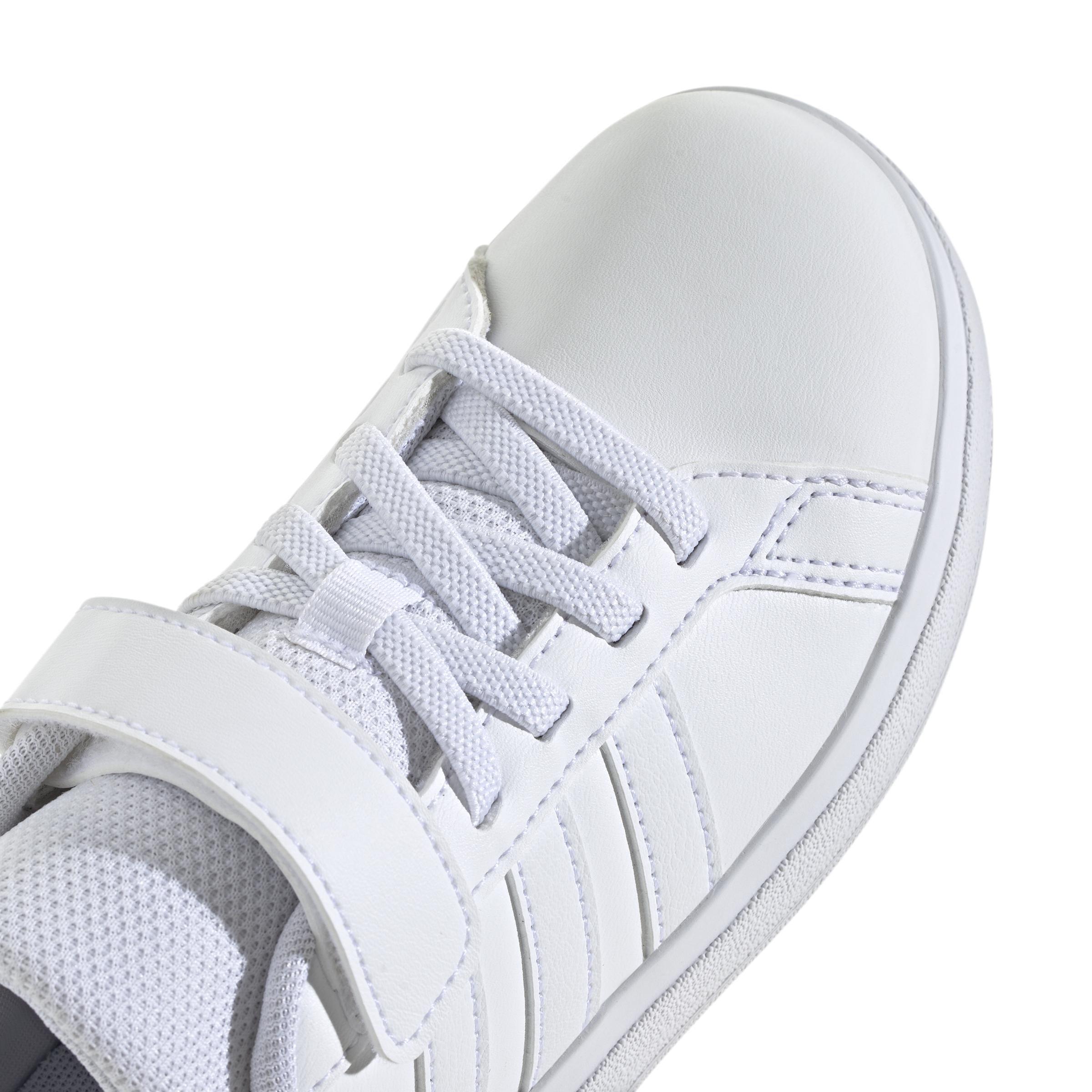 White Grand Court Sneakers, Kids Boys, , large image number 4
