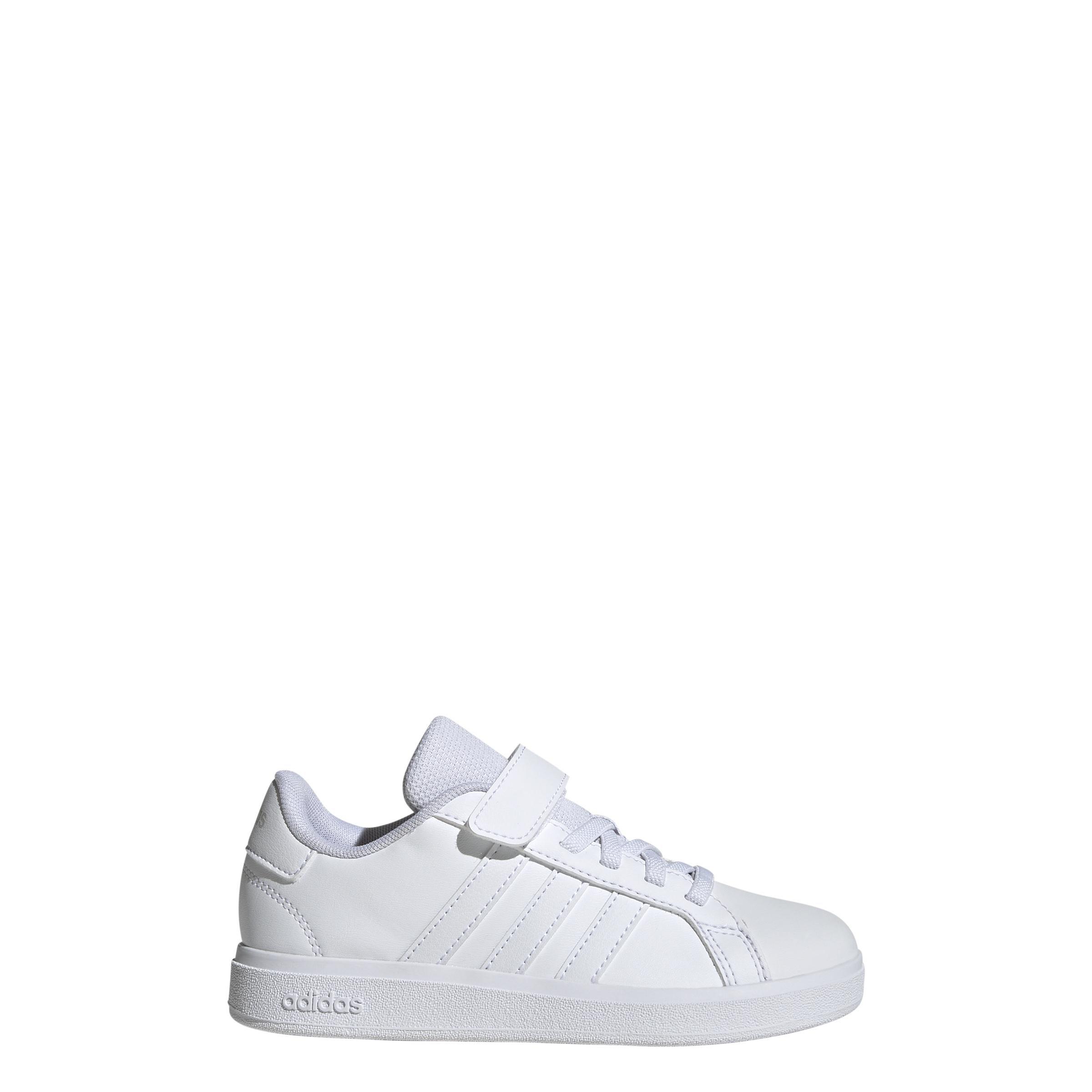 White Grand Court Sneakers, Kids Boys, , large image number 6