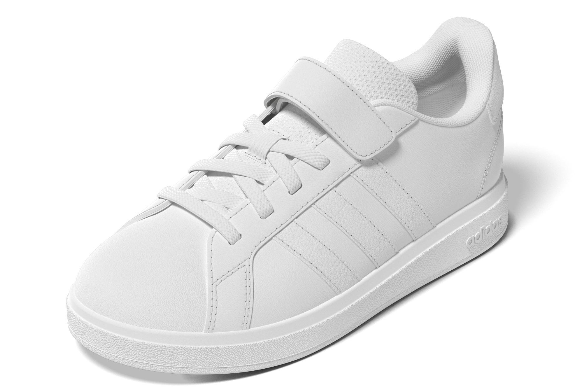 White Grand Court Sneakers, Kids Boys, , large image number 7