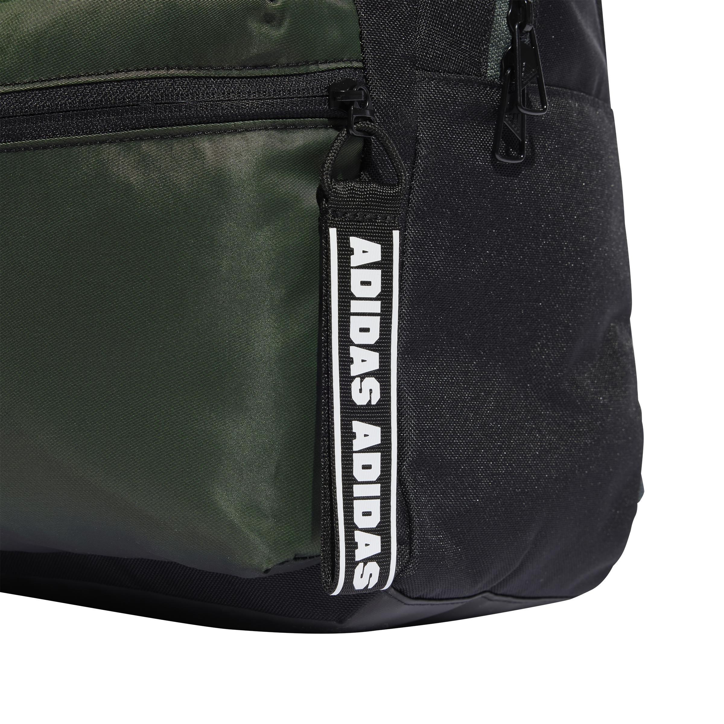 Black Zippered Backpack, No Color, large image number 4