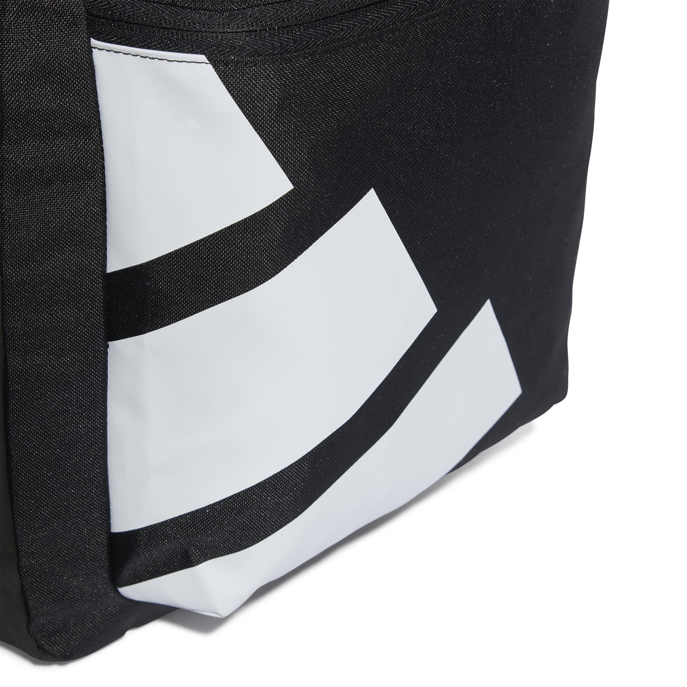 Black Printed Backpack, No Color, large image number 4