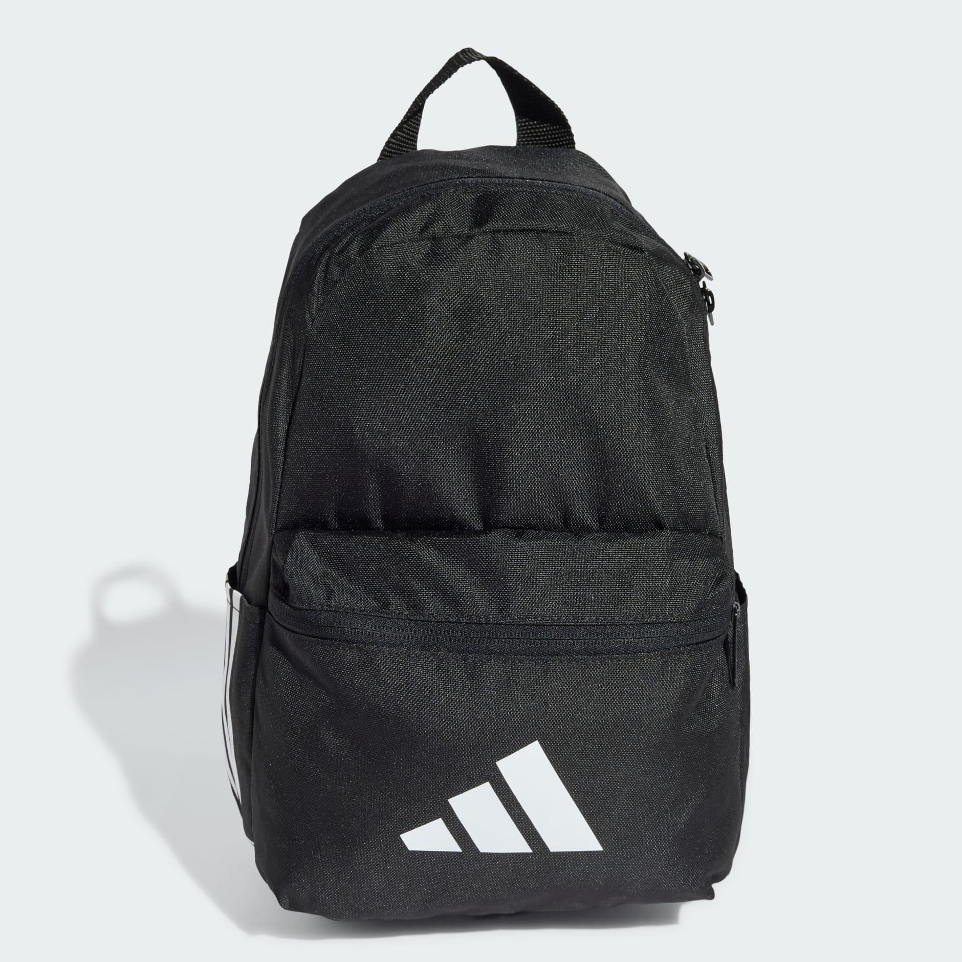 Black Logo Backpack, Kids Unisex, No Color, large image number 0
