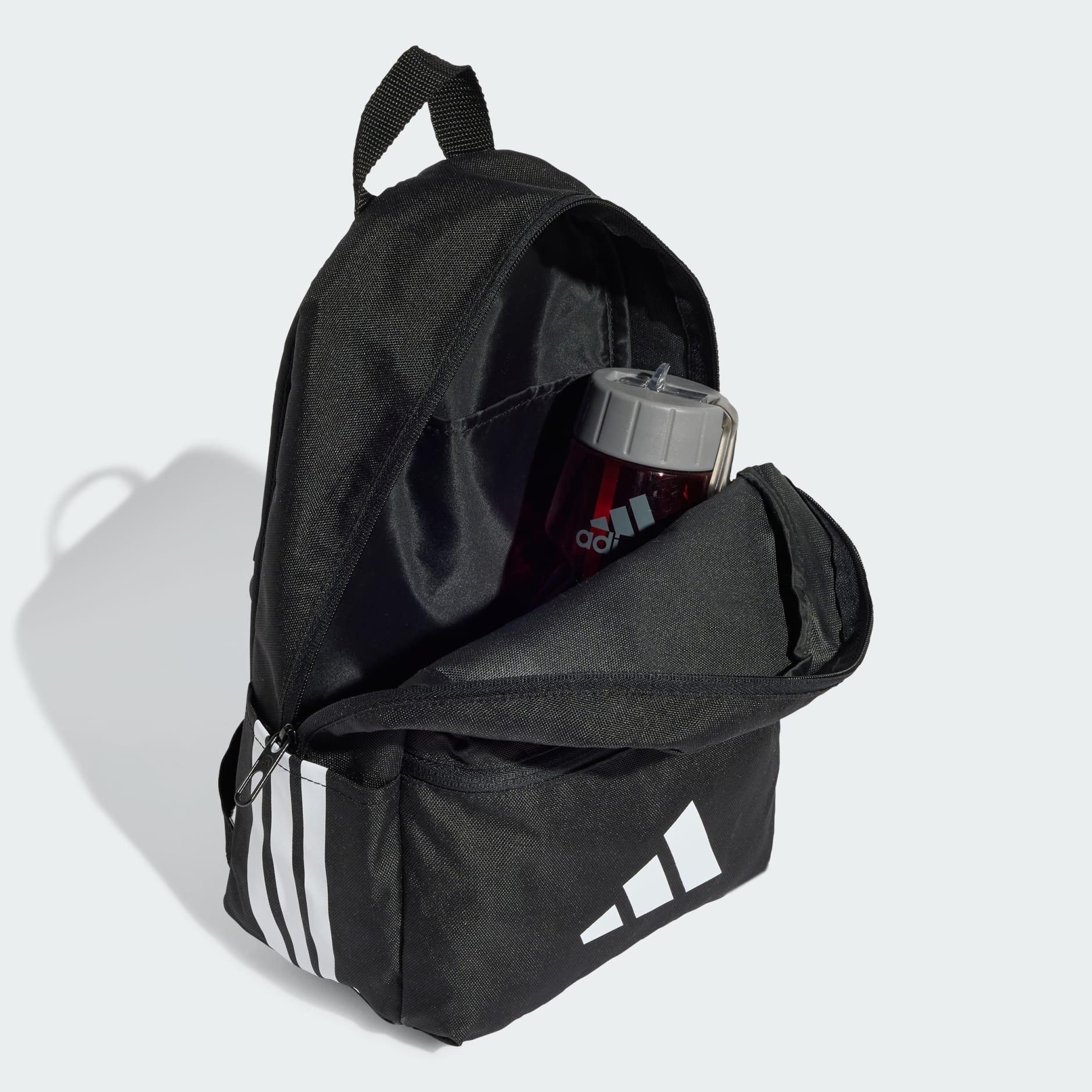 Black Logo Backpack, Kids Unisex, No Color, large image number 2