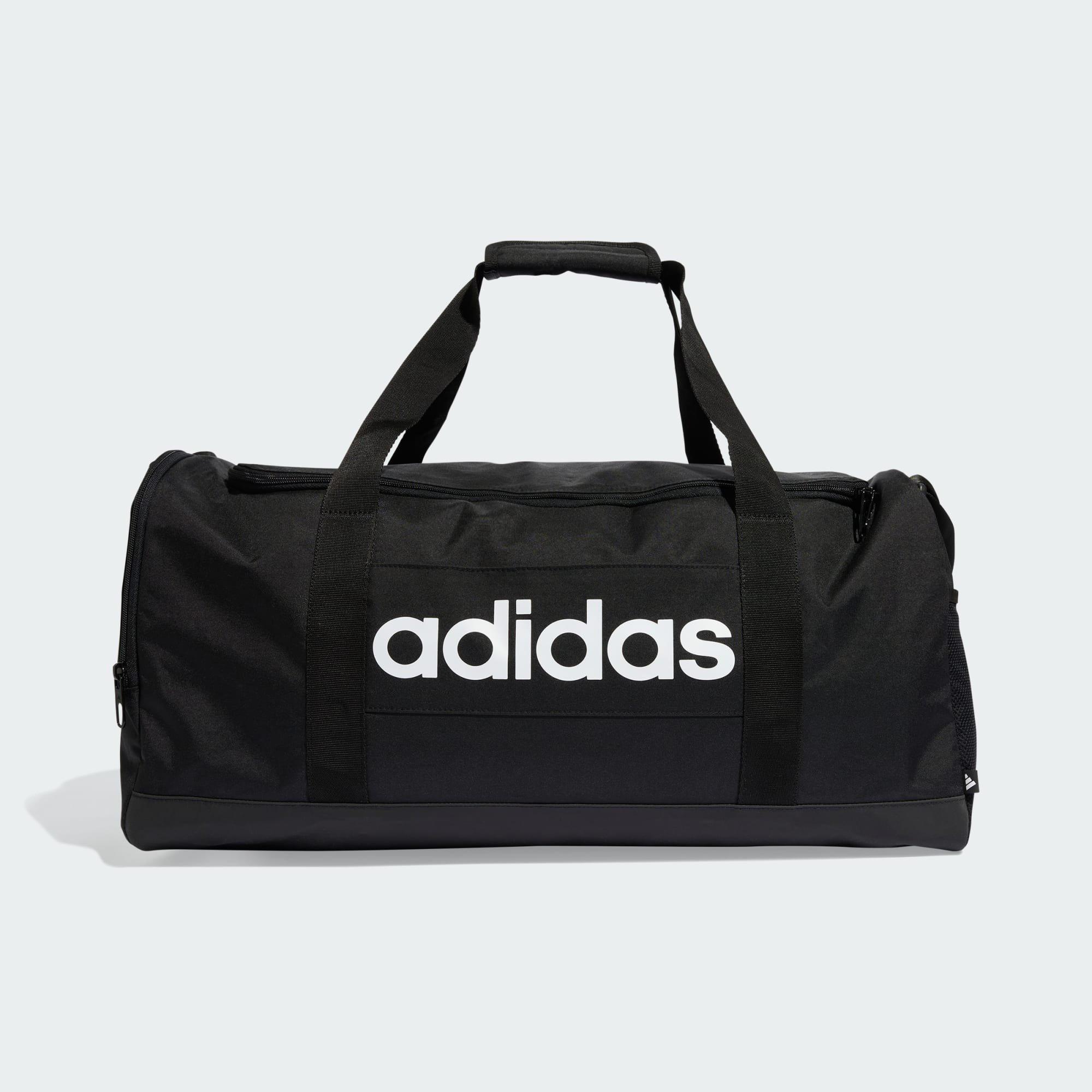 Black Linear Duffel Medium, , medium
