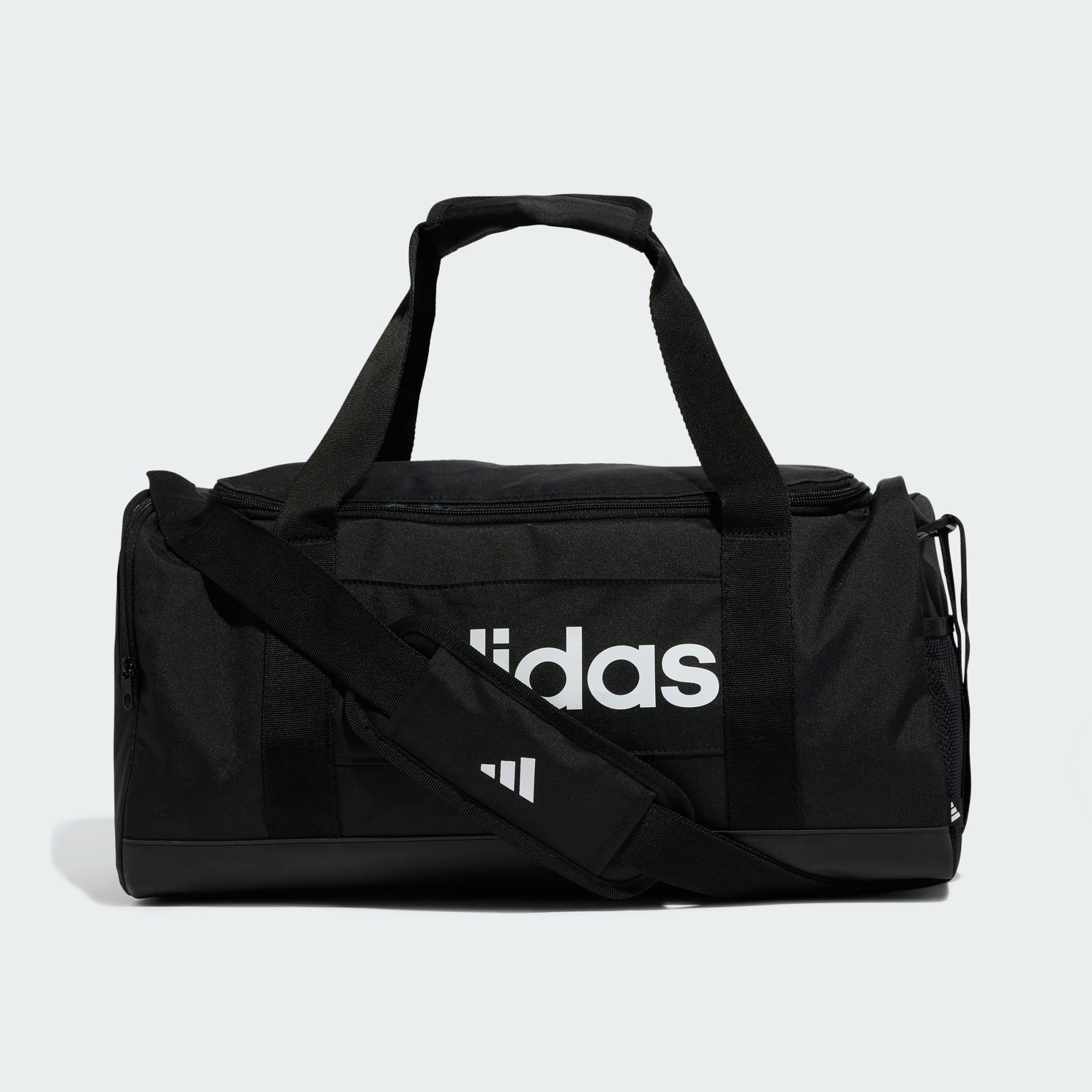 Black Linear Duffel Bag Small, No Color, large image number 0