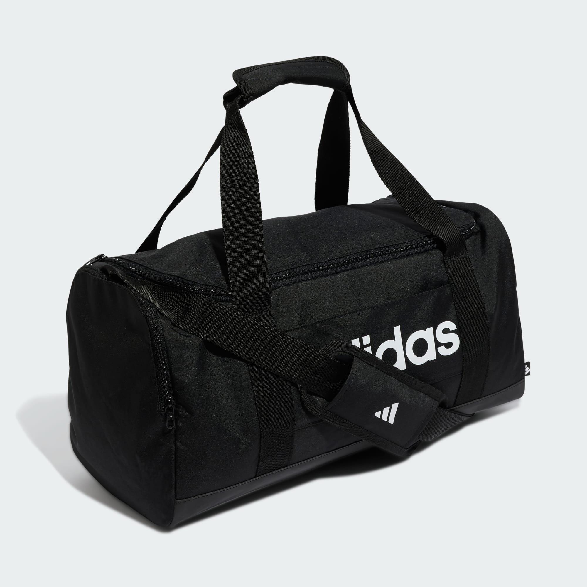 Black Linear Duffel Bag Small, No Color, large image number 1