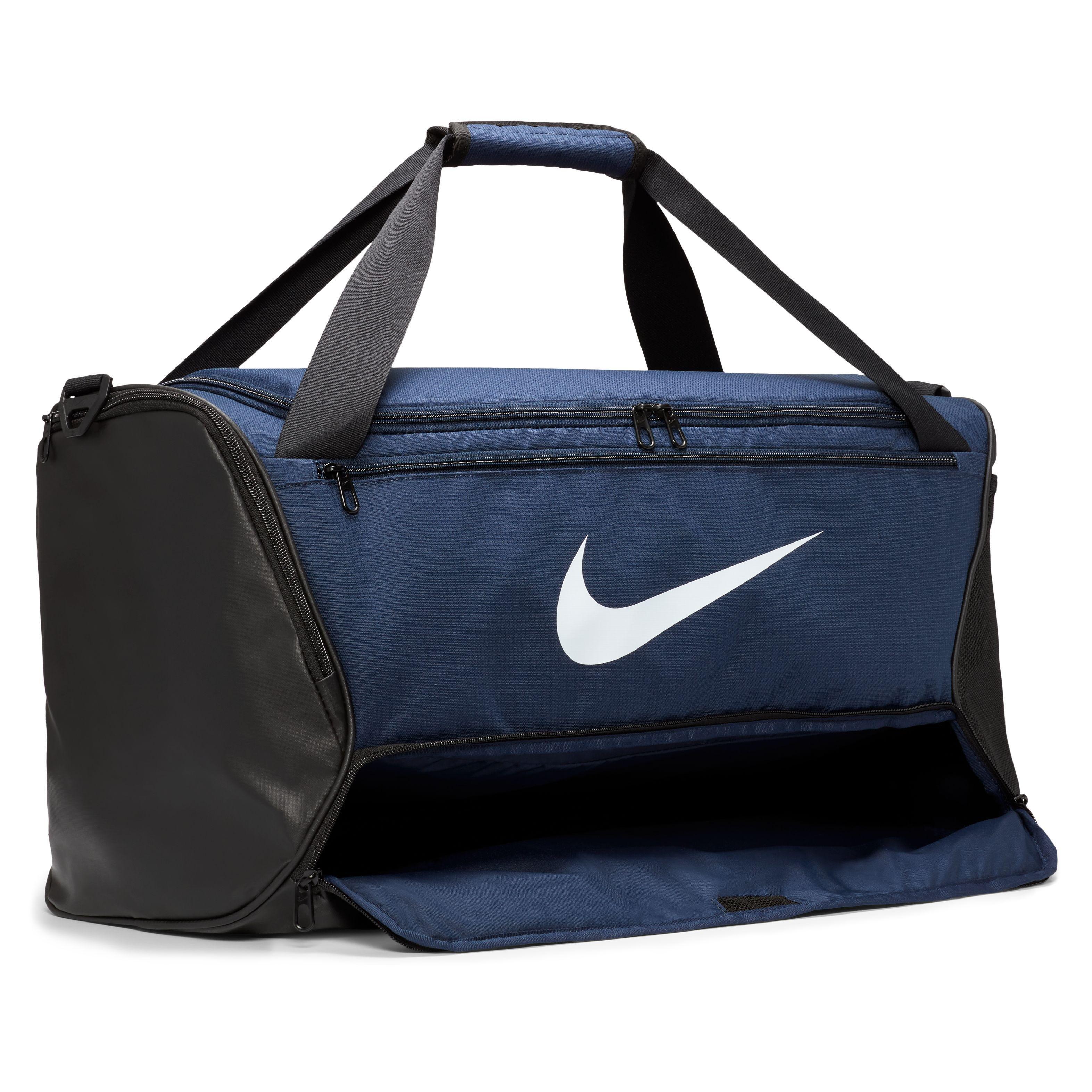 Navy Brasilia Football Bag, A205_000, large image number 0