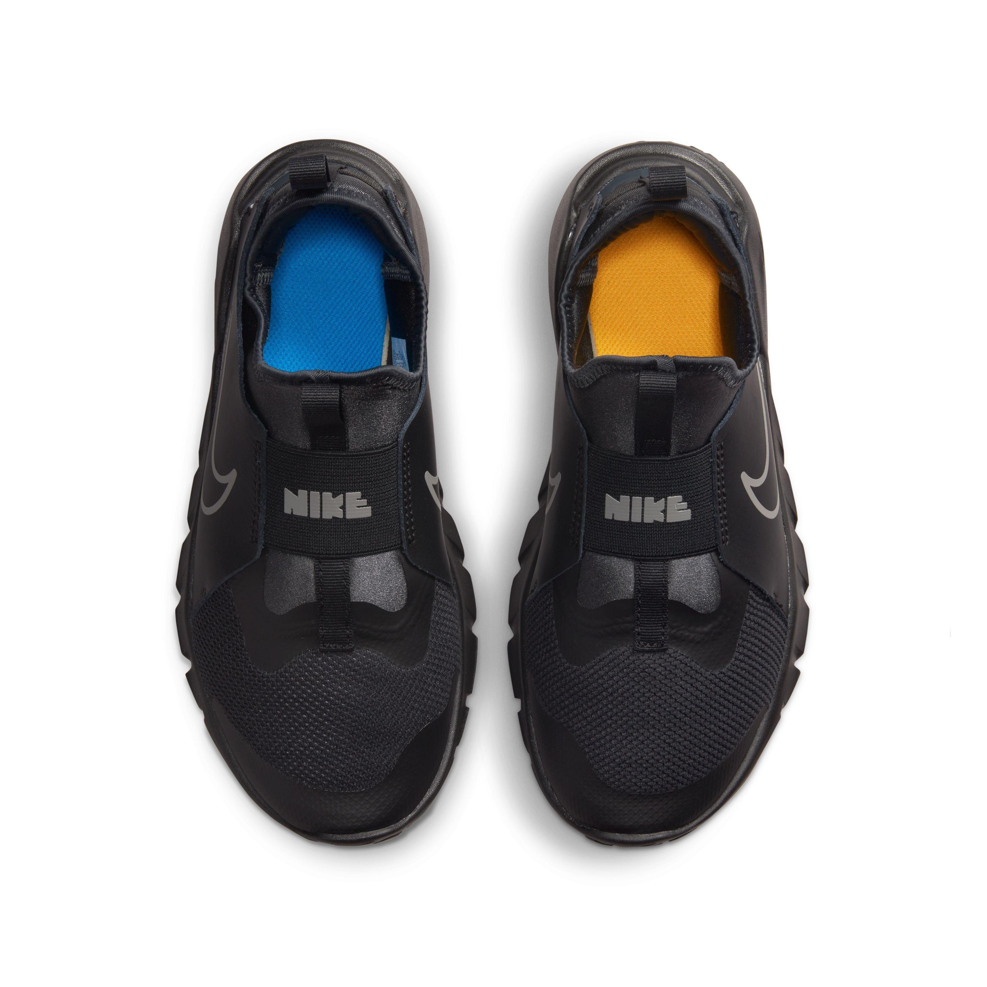 Black Flex Runner Sneakers, Unisex Kids, , large image number 2