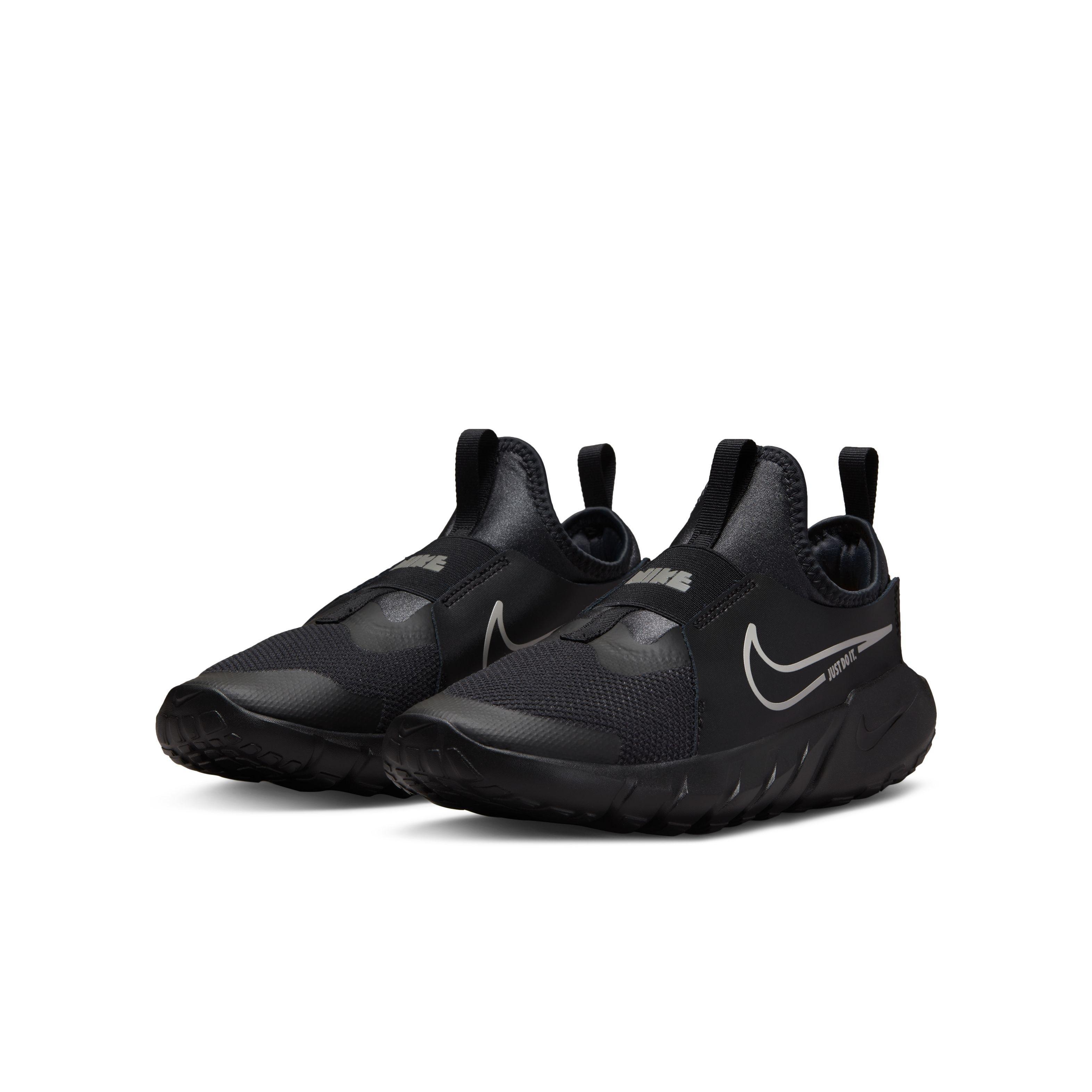 Black Flex Runner Sneakers, Unisex Kids, , large image number 4