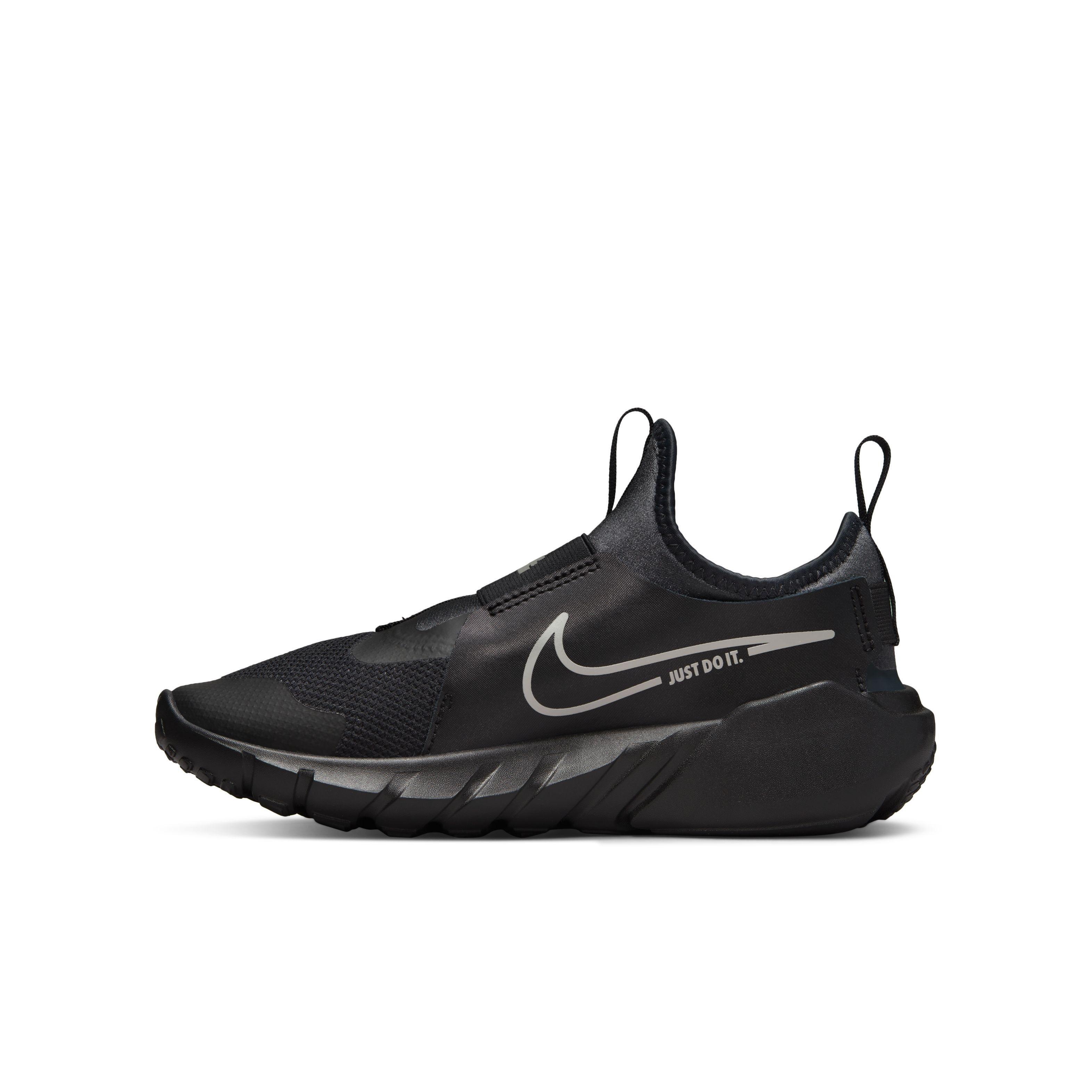 Black Flex Runner Sneakers, Unisex Kids, , large image number 5