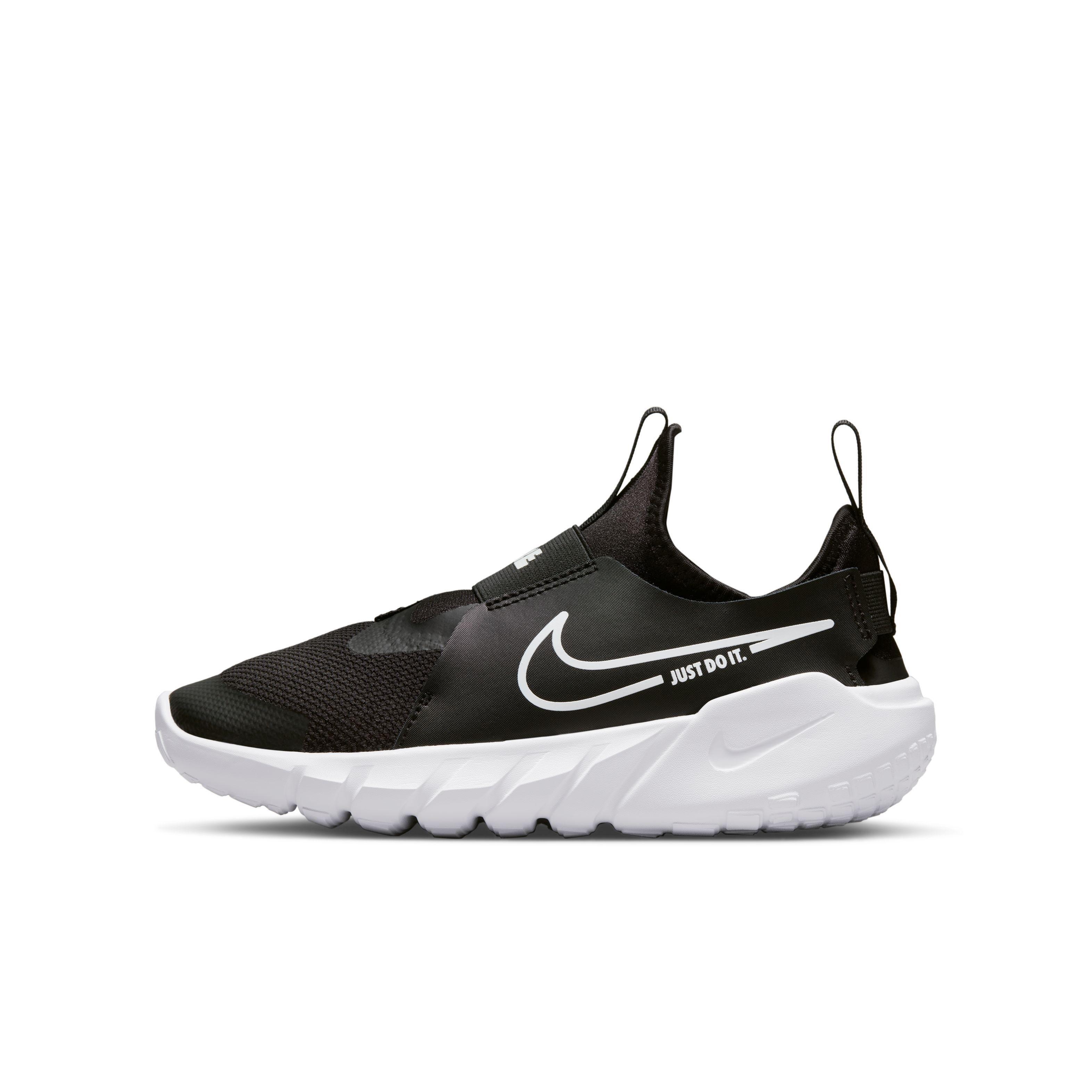 Black Flex Runner Sneakers, Unisex Kids, , large image number 1