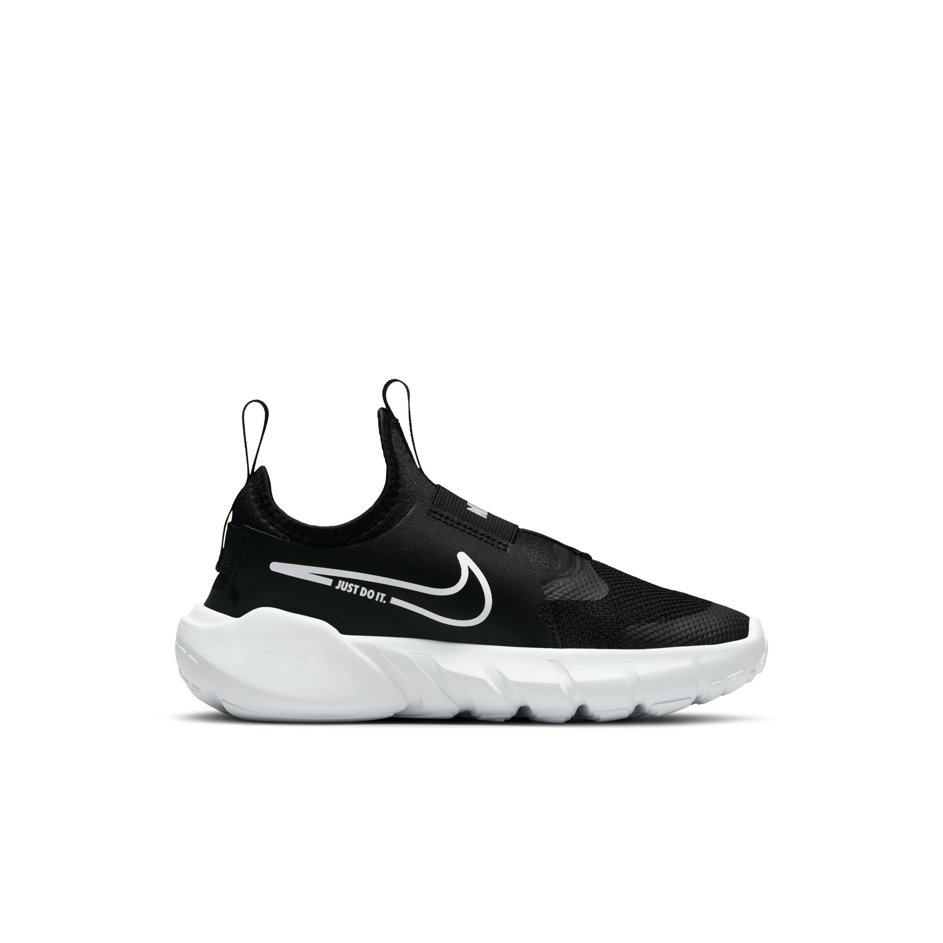 Black Flex Runner Sneakers, Unisex Kids, , large image number 1