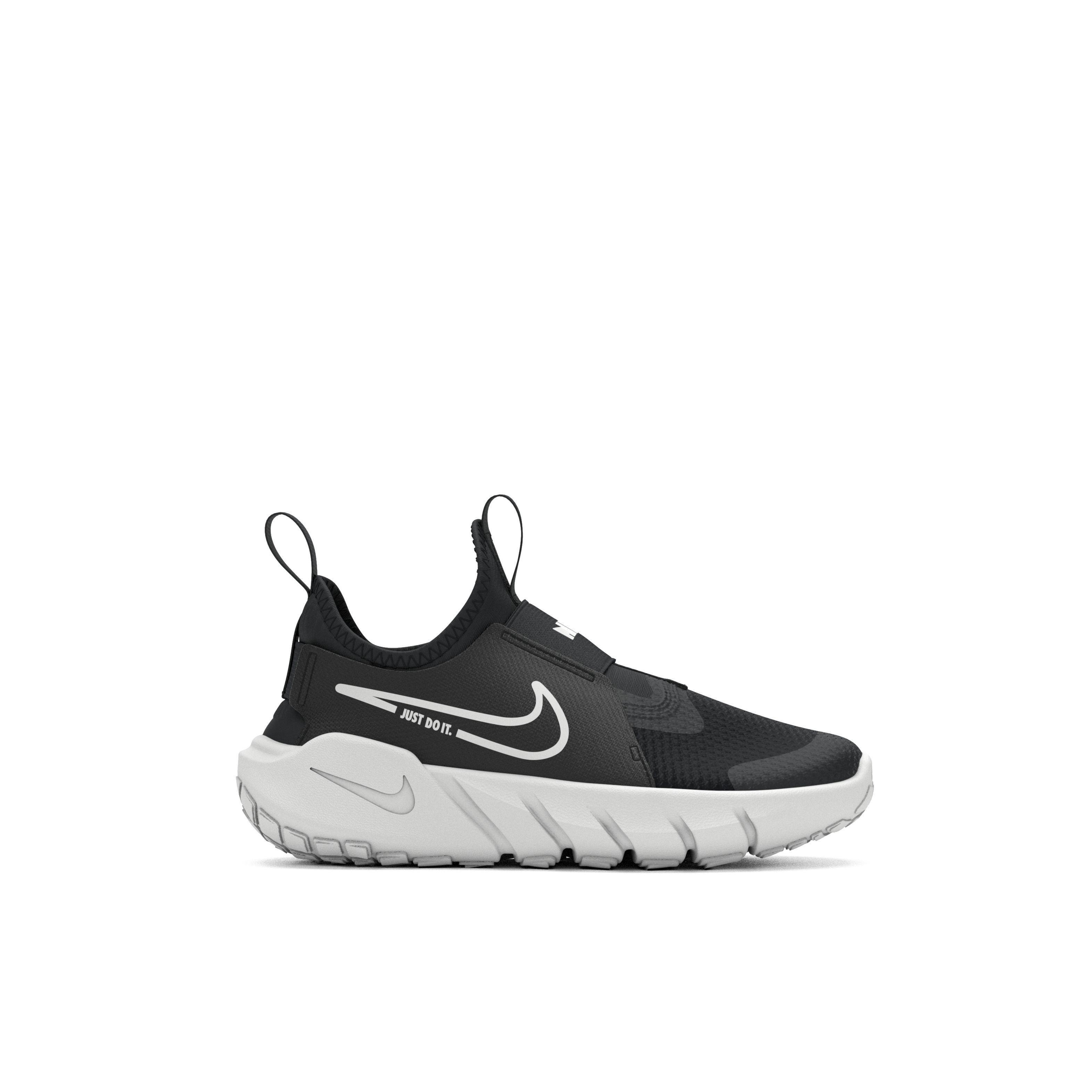 Black Flex Runner Sneakers, Unisex Kids, , large image number 2