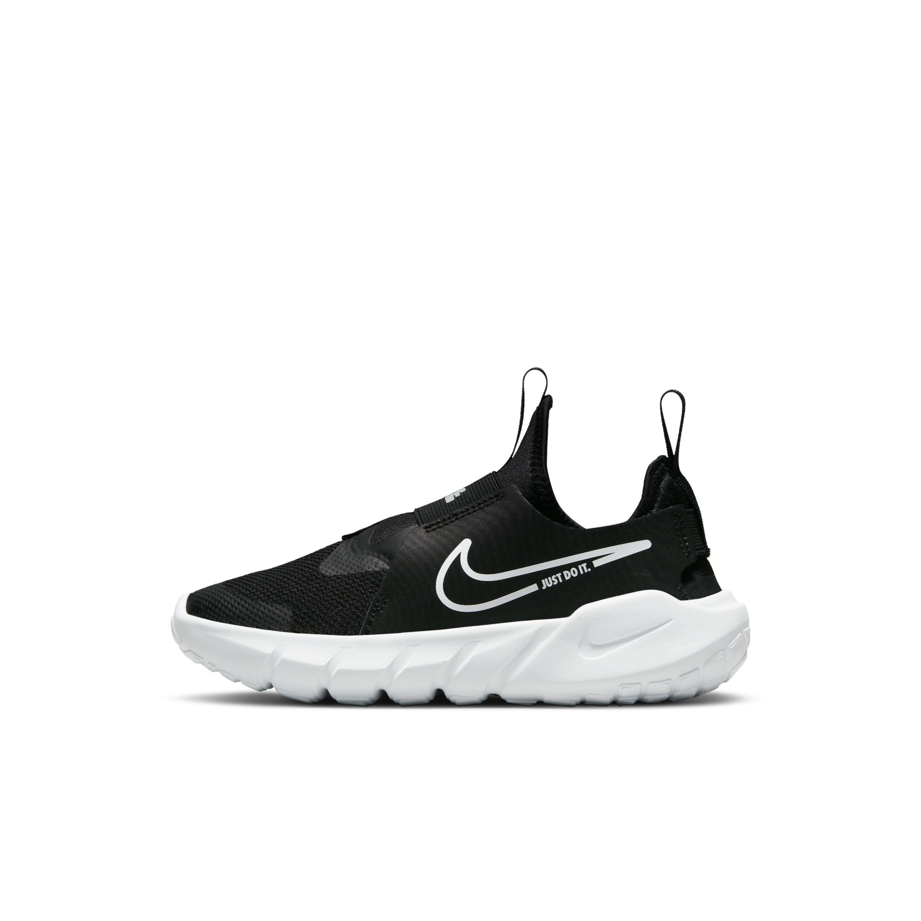 Black Flex Runner Sneakers, Unisex Kids, , large image number 4