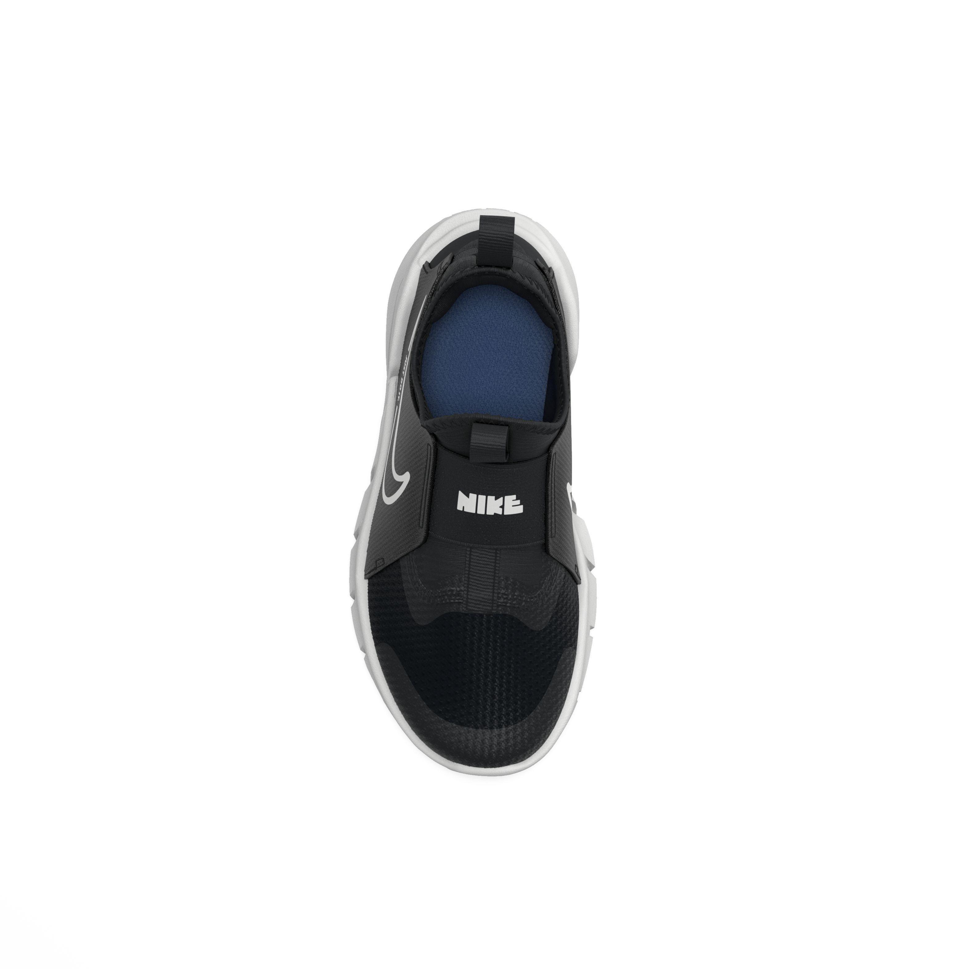 Black Flex Runner Sneakers, Unisex Kids, , large image number 6