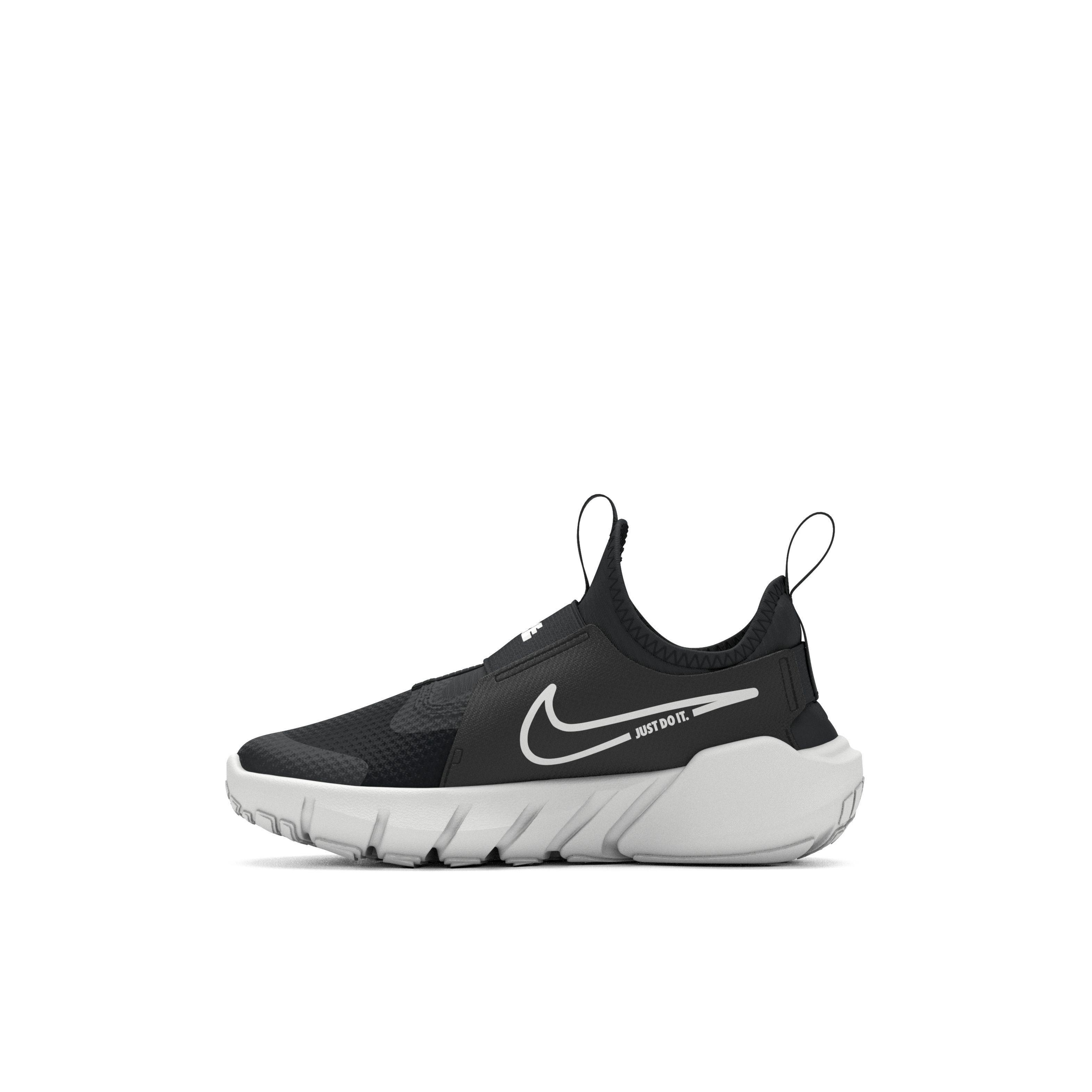 Black Flex Runner Sneakers, Unisex Kids, , large image number 8