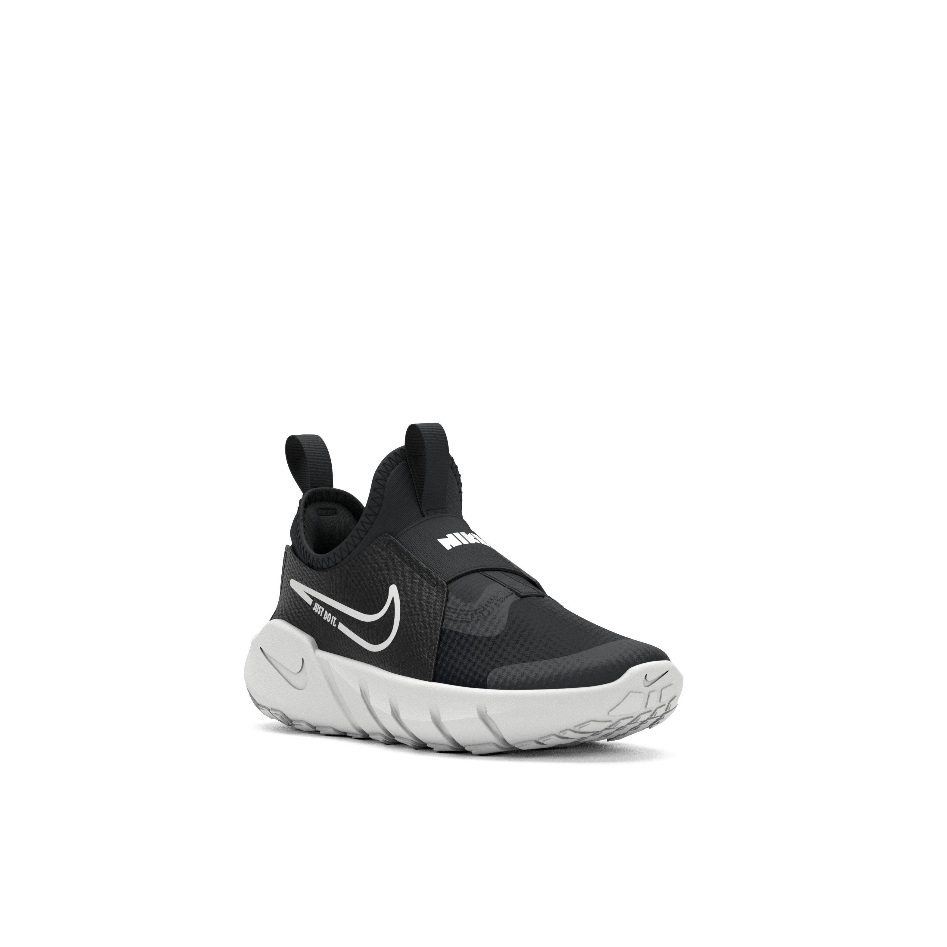 Black Flex Runner Sneakers, Unisex Kids, , large image number 9