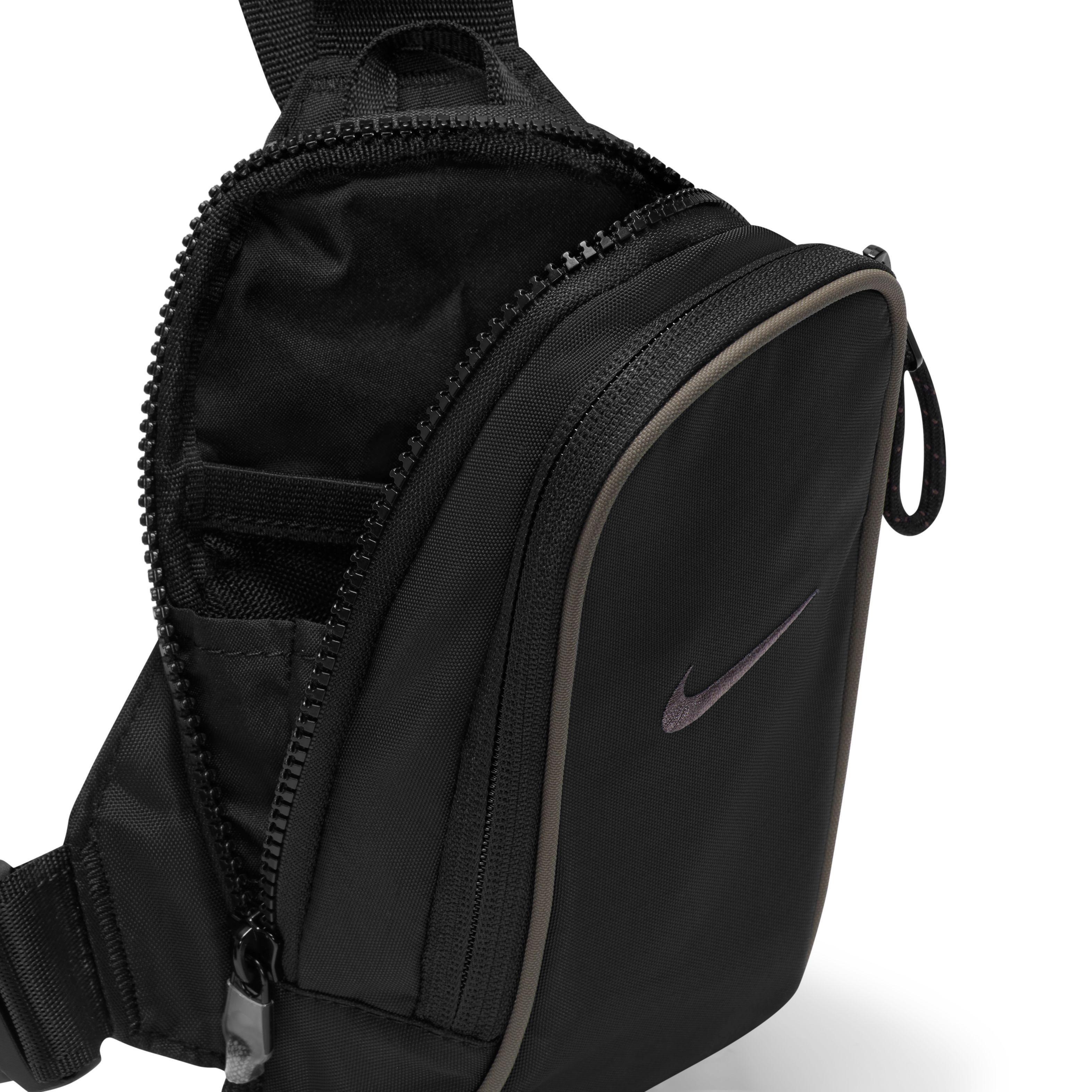 Black Essentials Crossbody Bag, A205_000, large image number 4