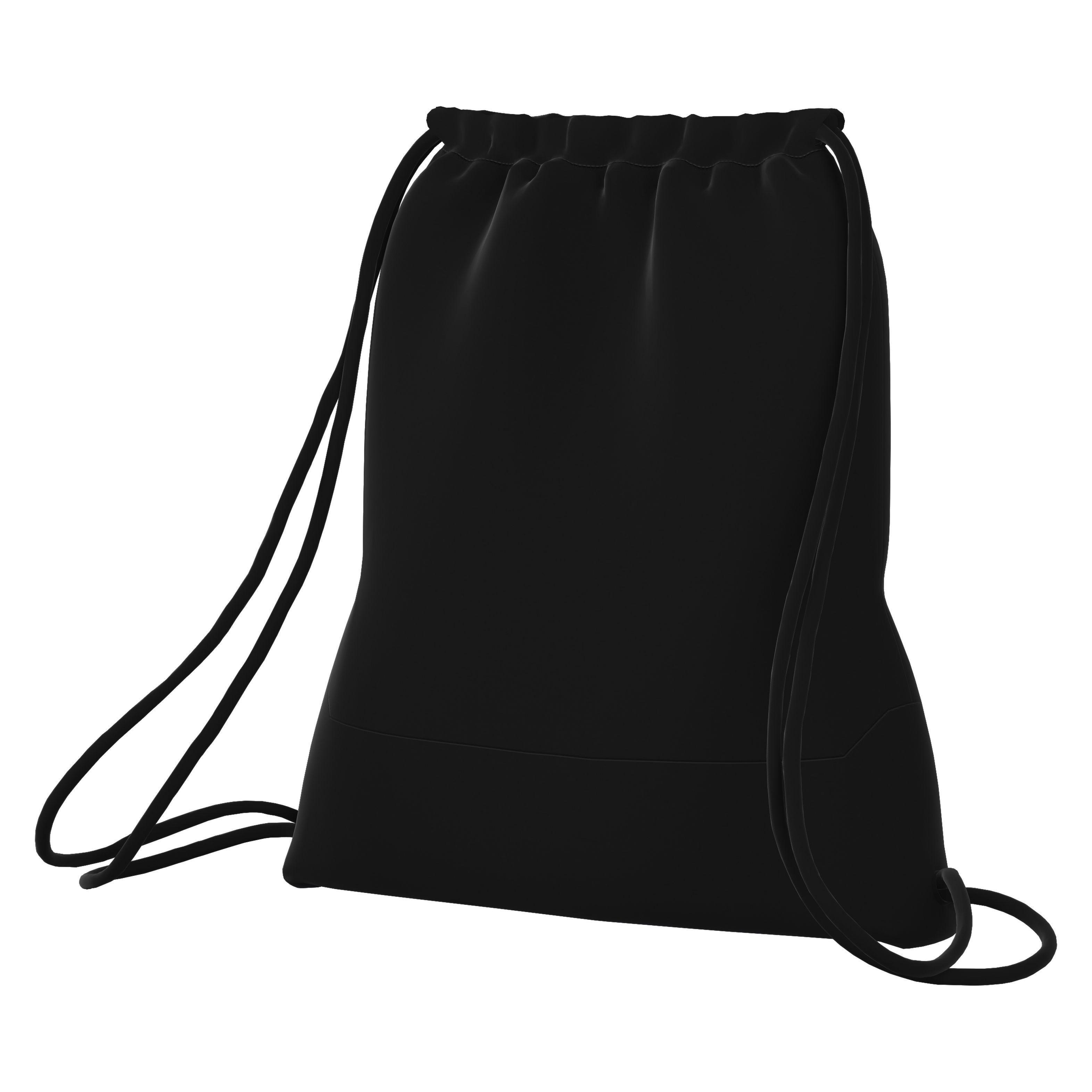 Black Drawstring Bag, , medium