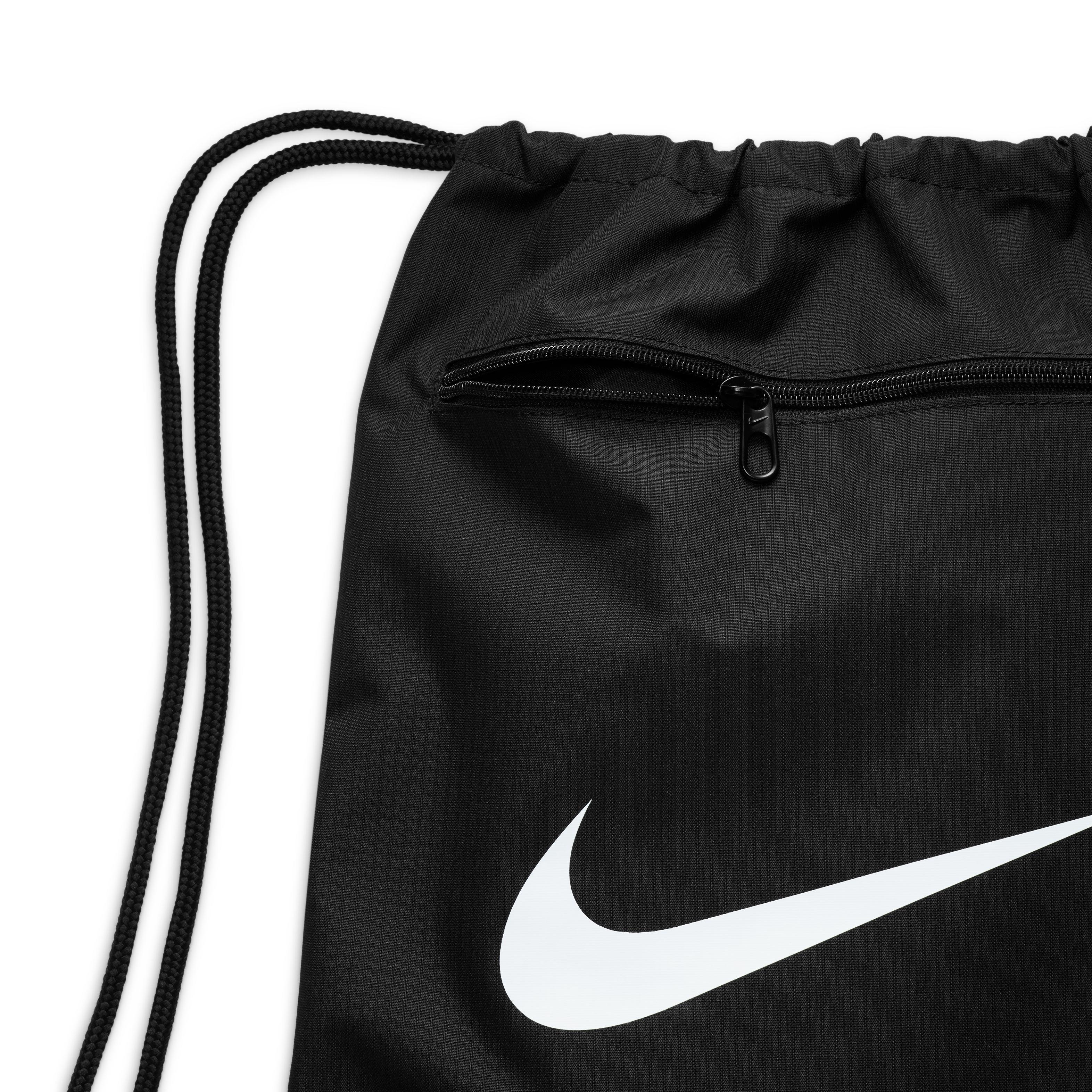 Black Drawstring Bag, A205_000, large image number 2