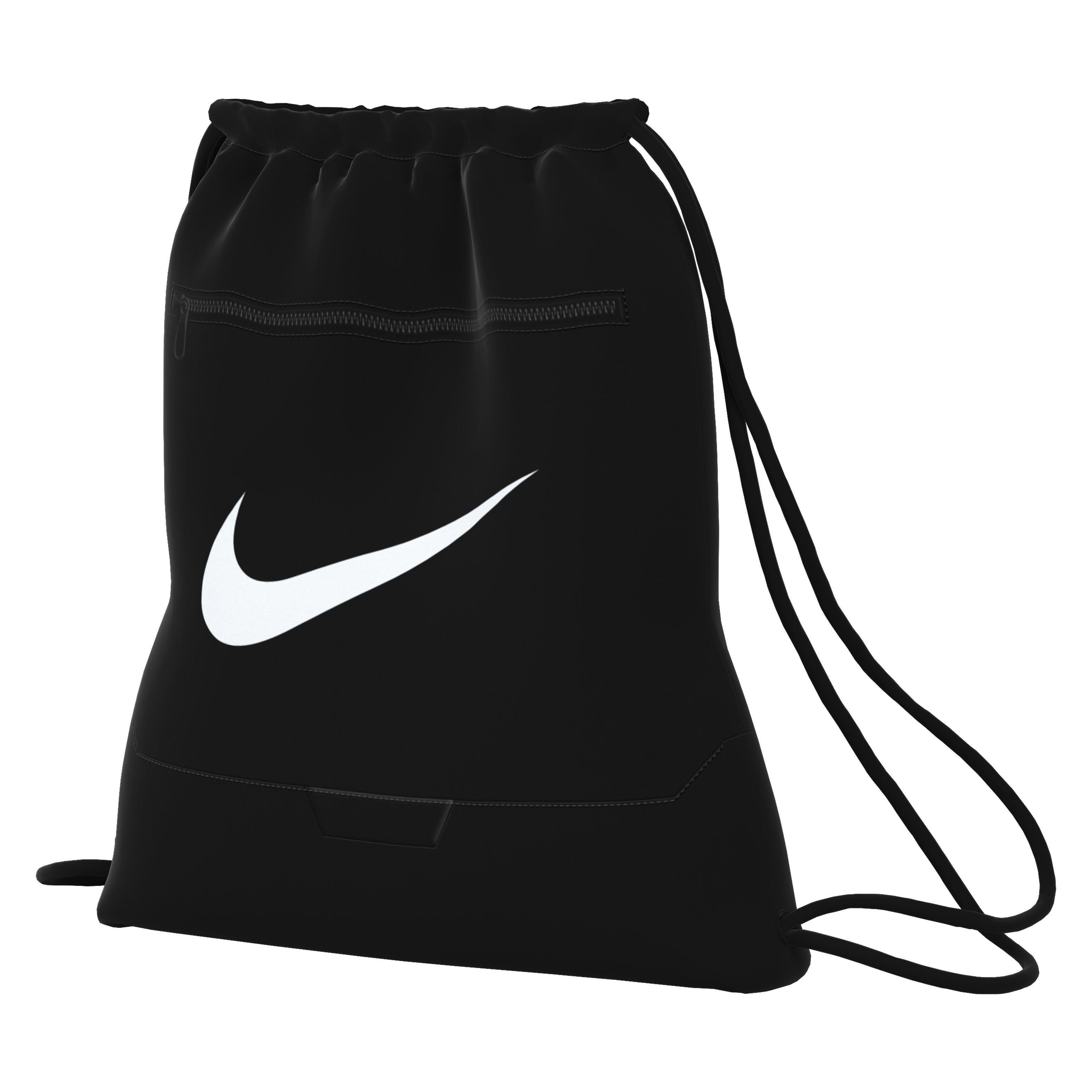 Black Drawstring Bag, A205_000, large image number 3