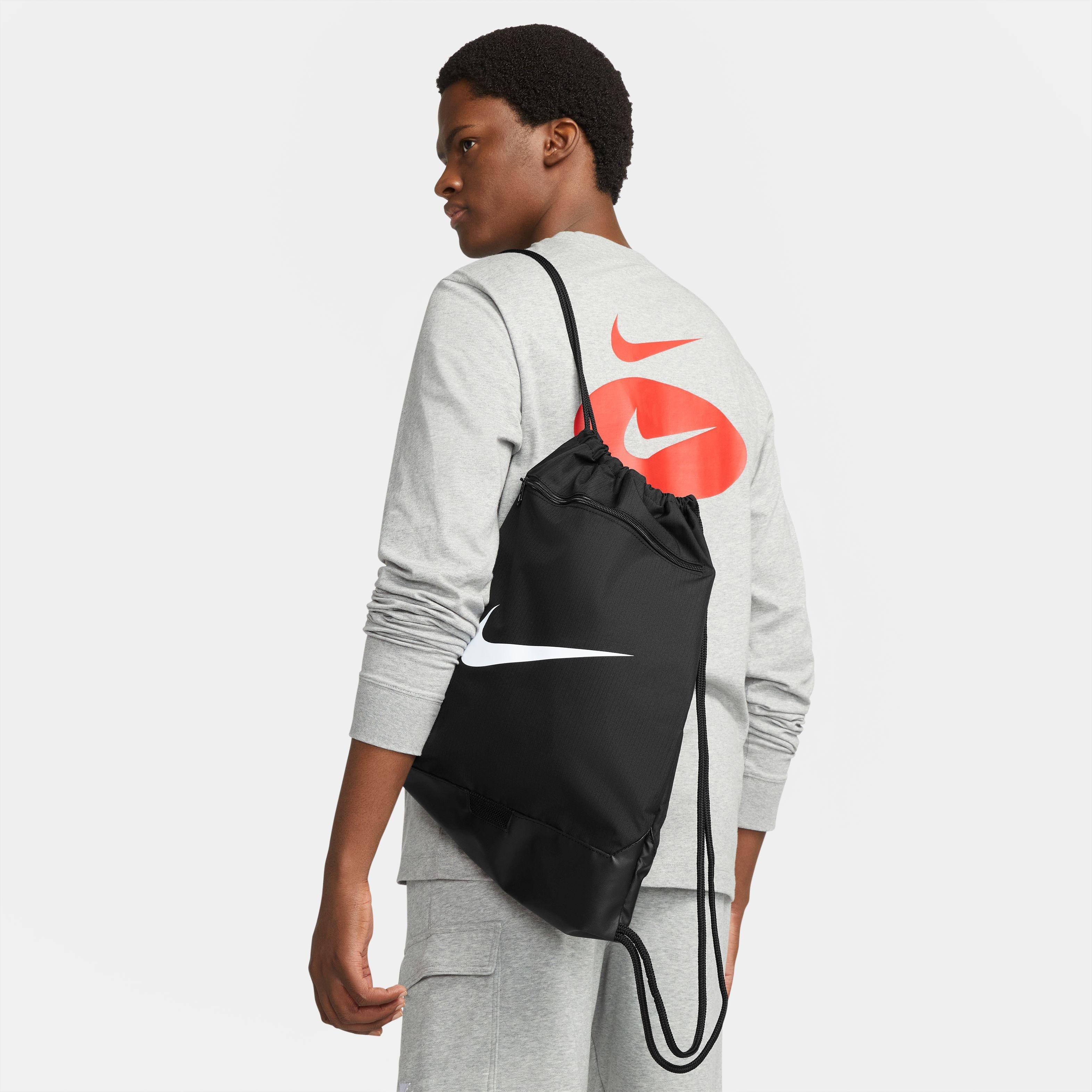 Black Drawstring Bag, A205_000, large image number 5
