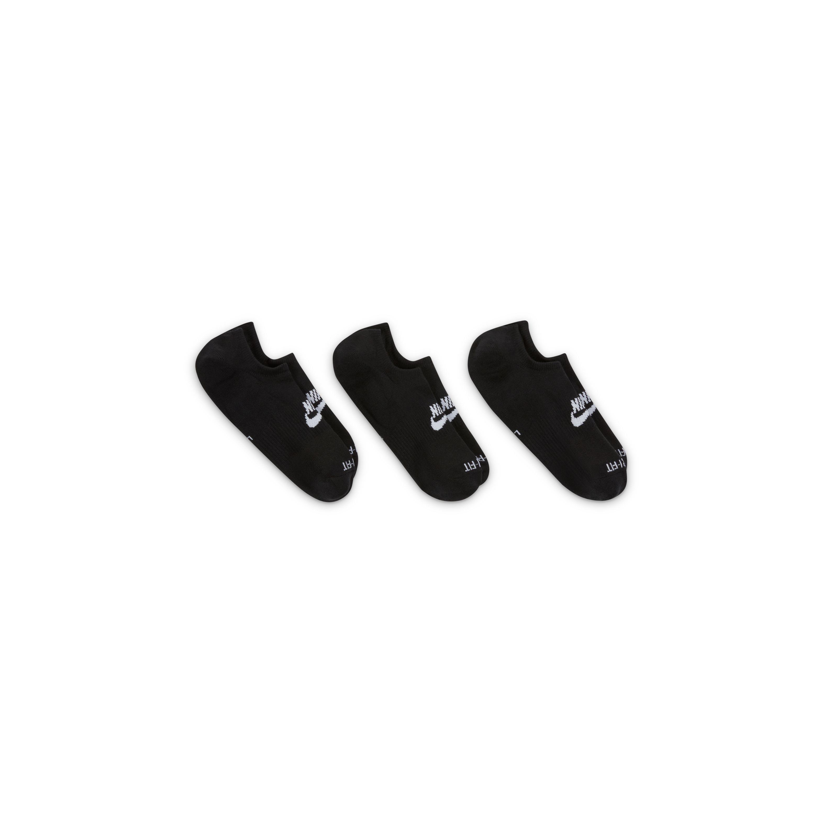 Black Printed Socks, Set Of 3, , large image number 4