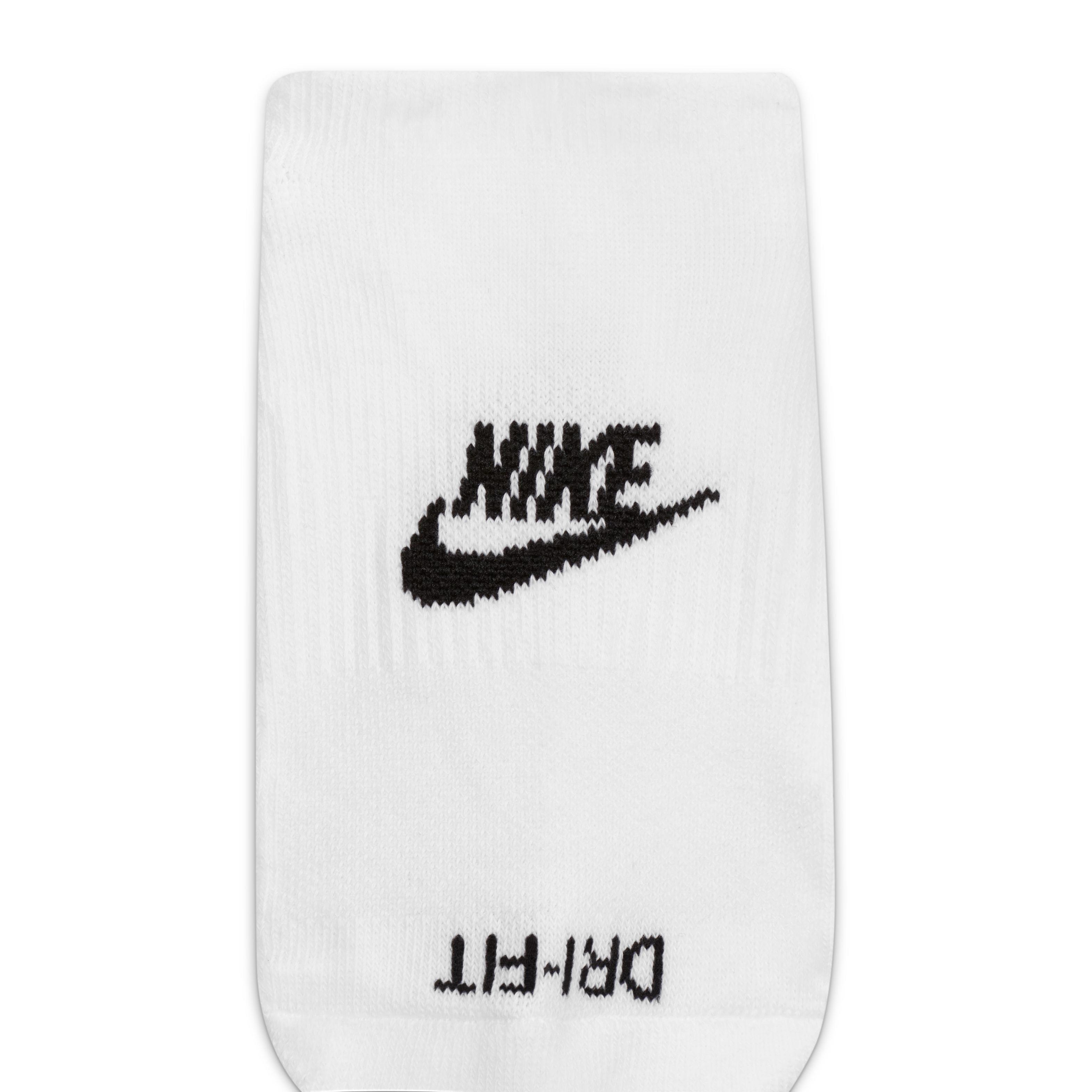 White Printed Socks, Set Of 3, , large image number 5