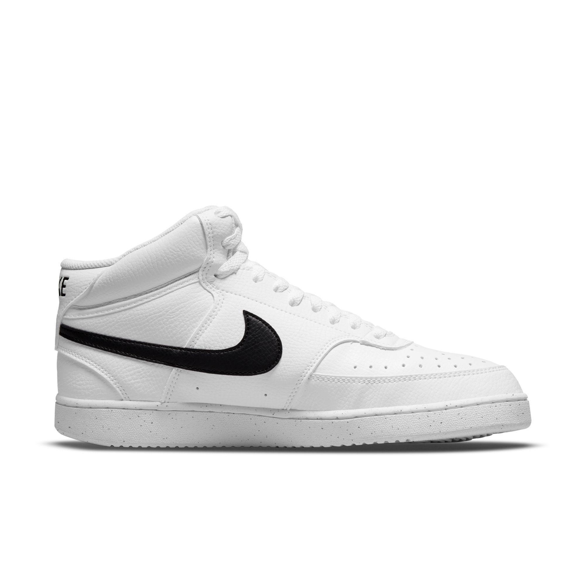 White Court Vision Mid Sneakers, , large image number 0