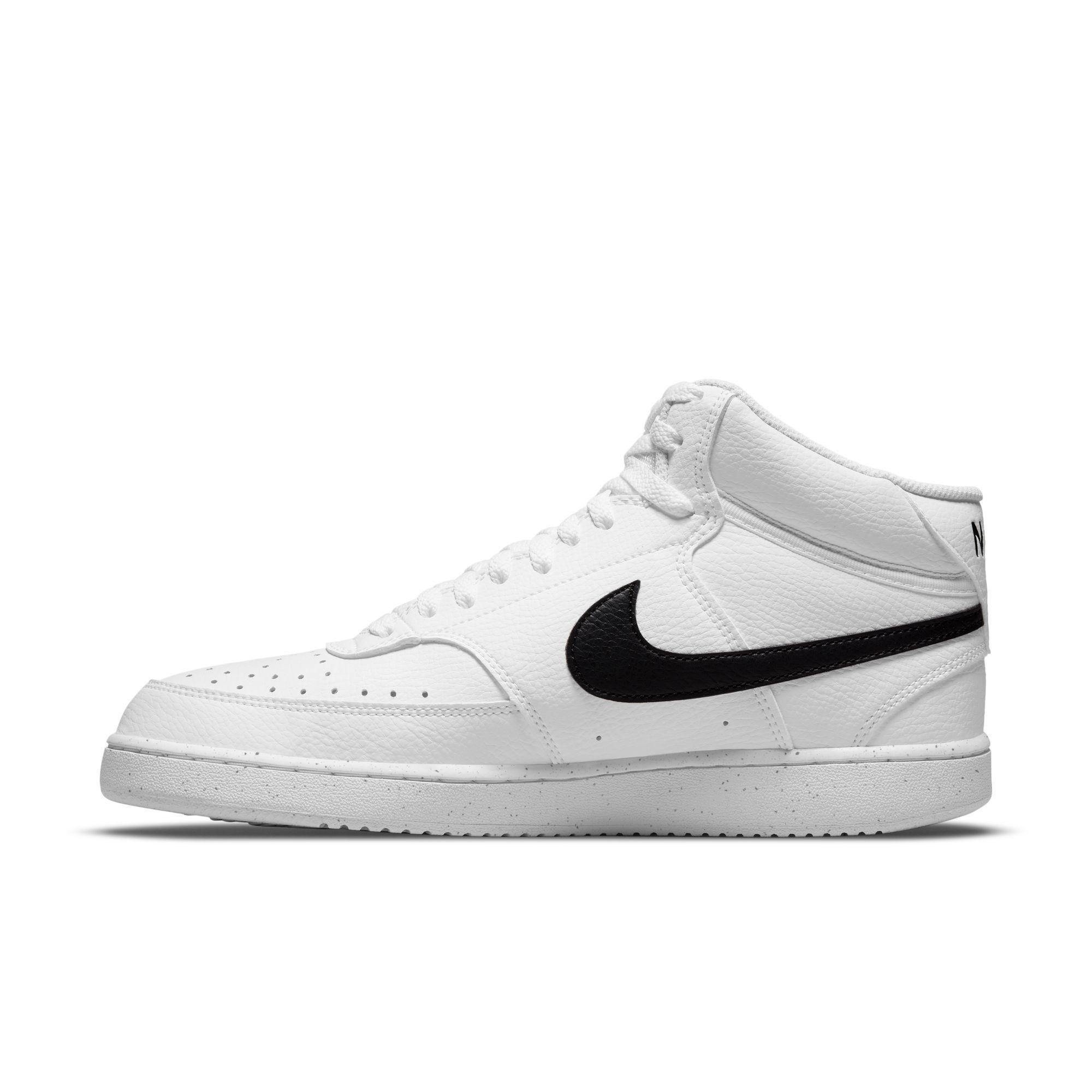 White Court Vision Mid Sneakers, , large image number 2