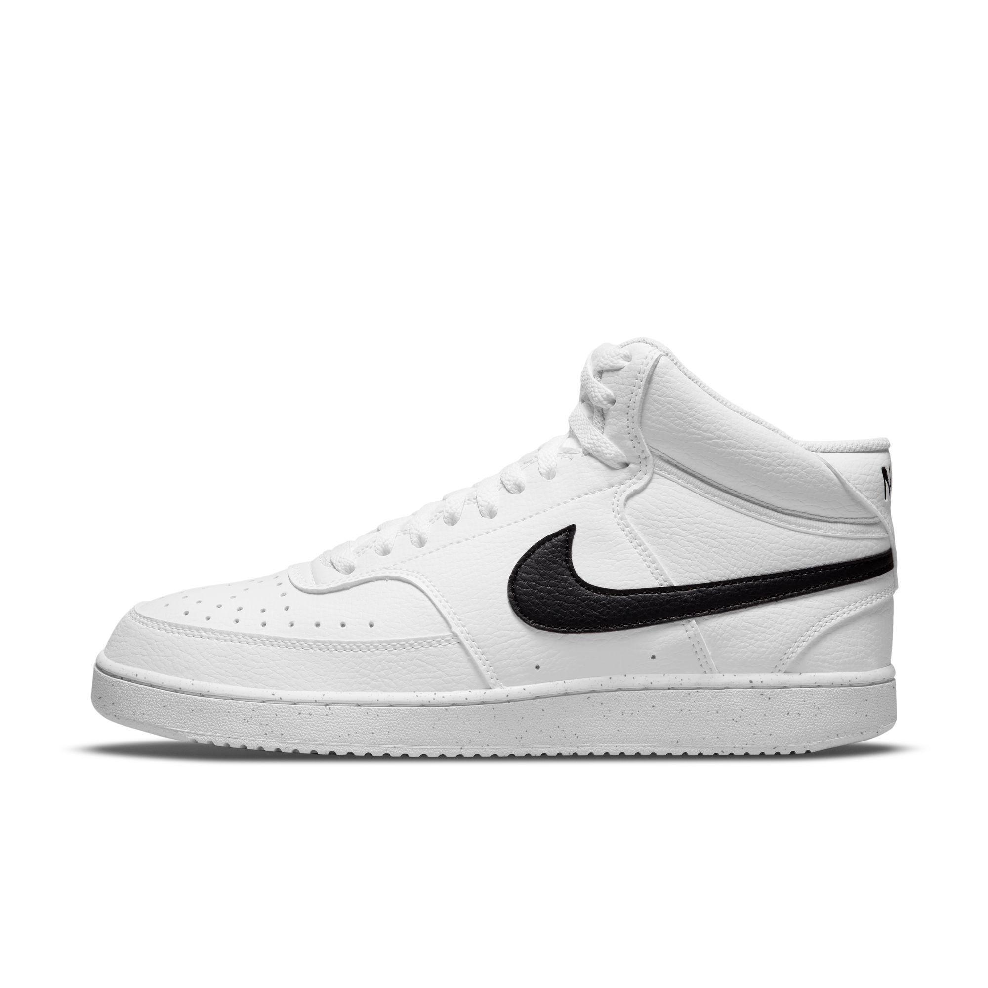 White Court Vision Mid Sneakers, , large image number 3