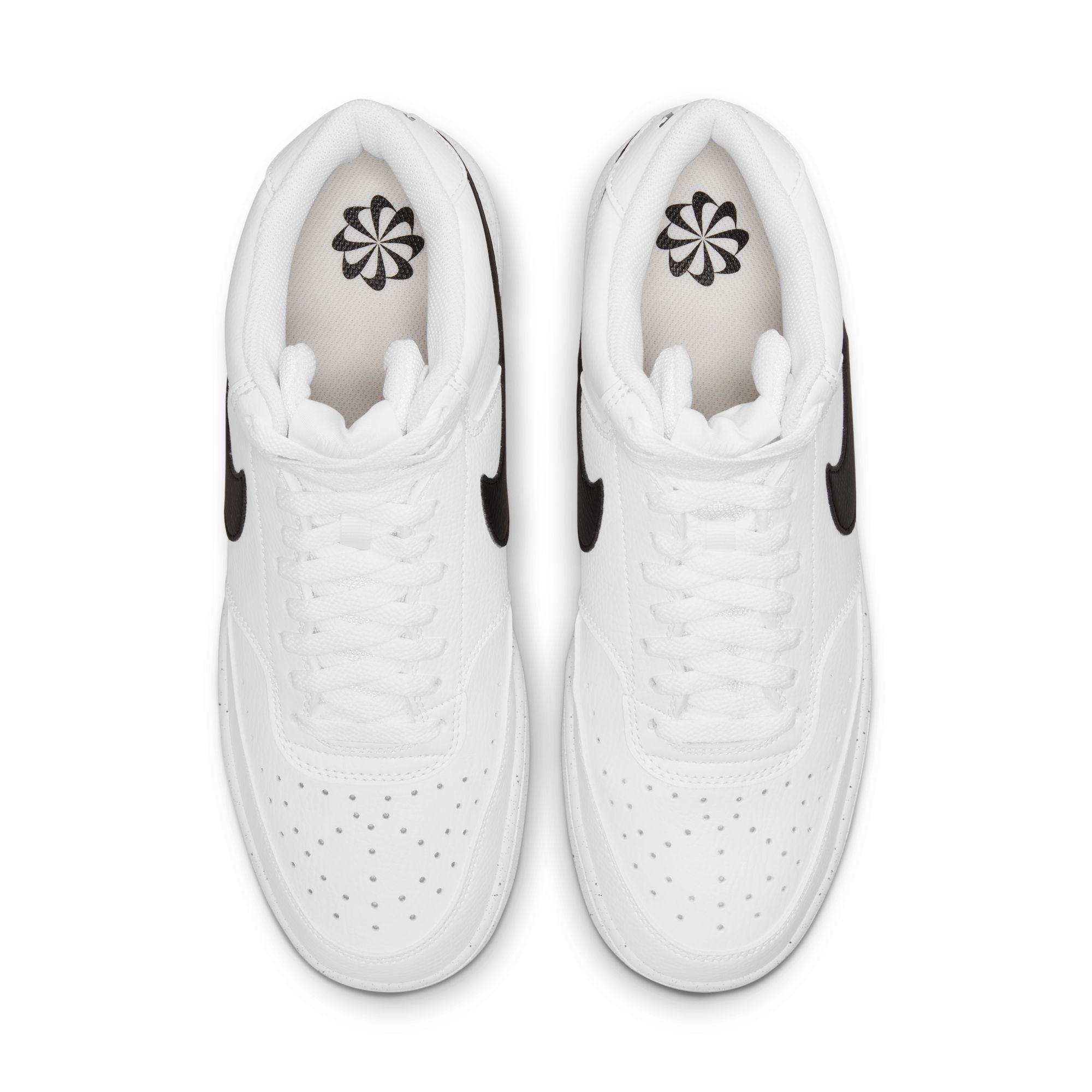 White Court Vision Mid Sneakers, , large image number 4