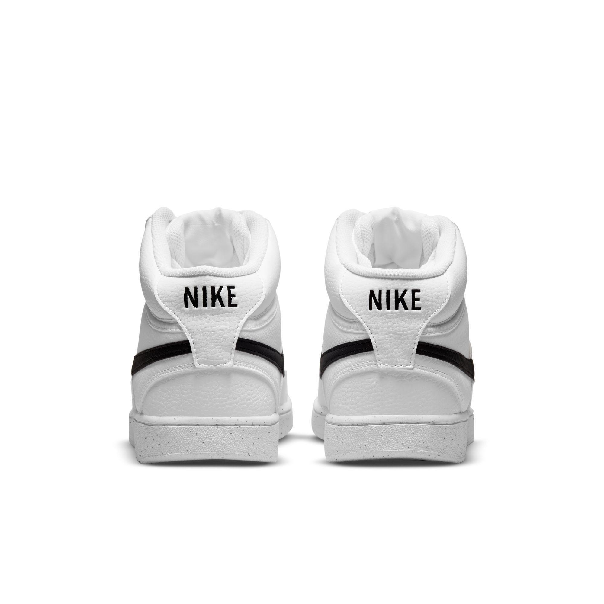 White Court Vision Mid Sneakers, , large image number 5
