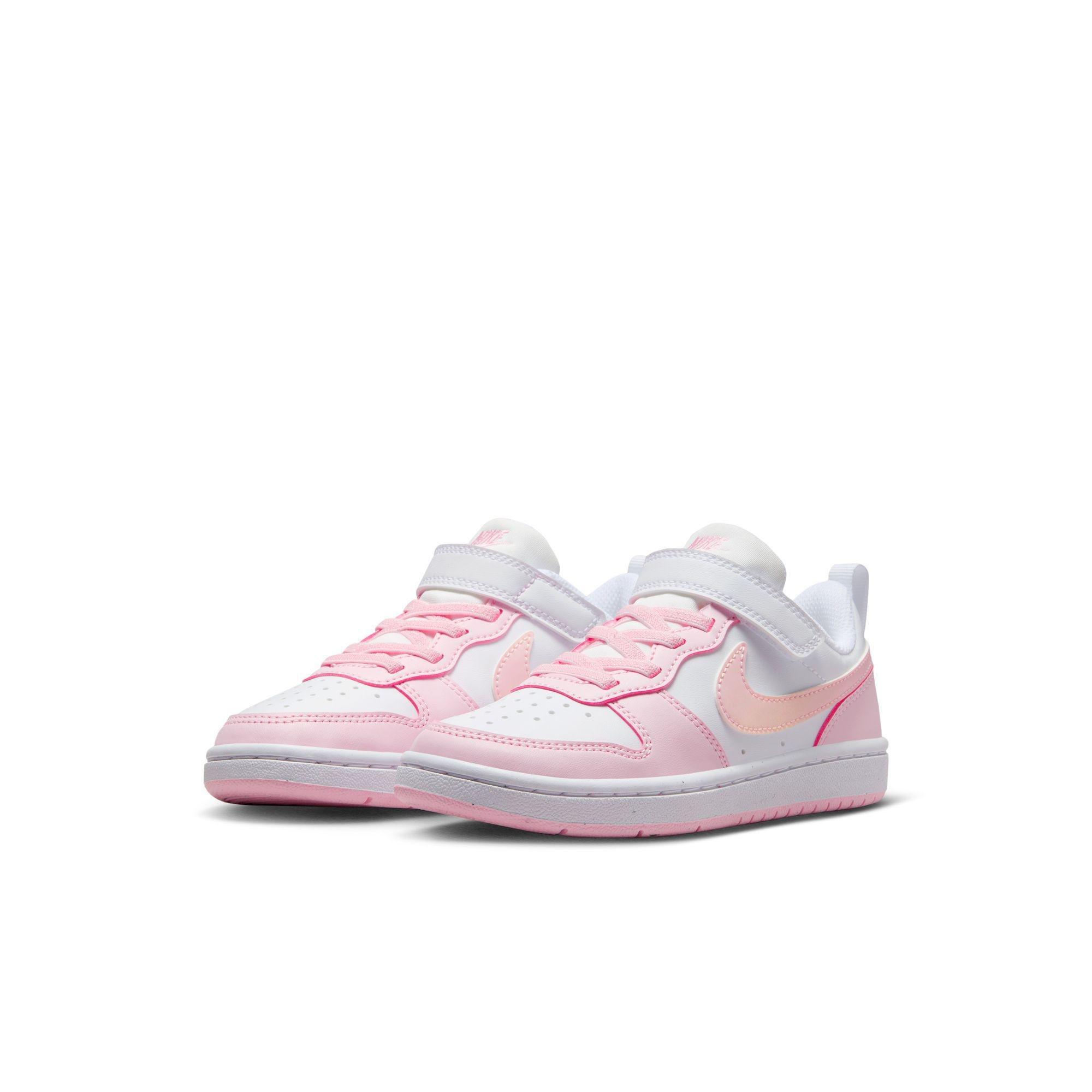 Pink Strap Detail Sneakers, Unisex Kids, , large image number 6