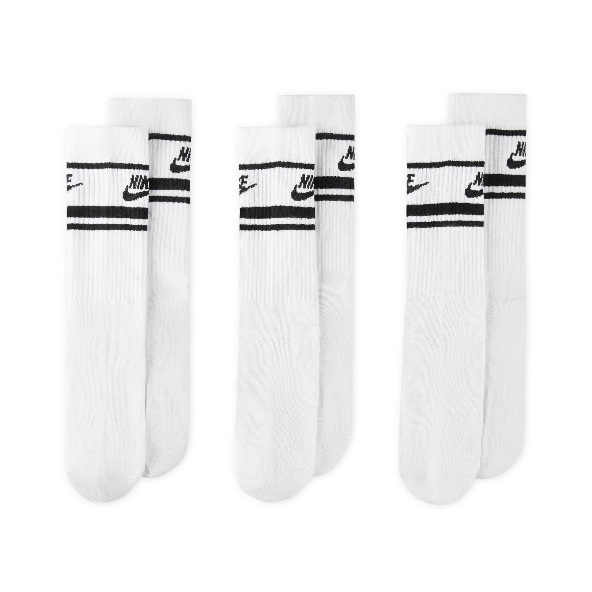 White Long Socks, Set Of 3, , medium