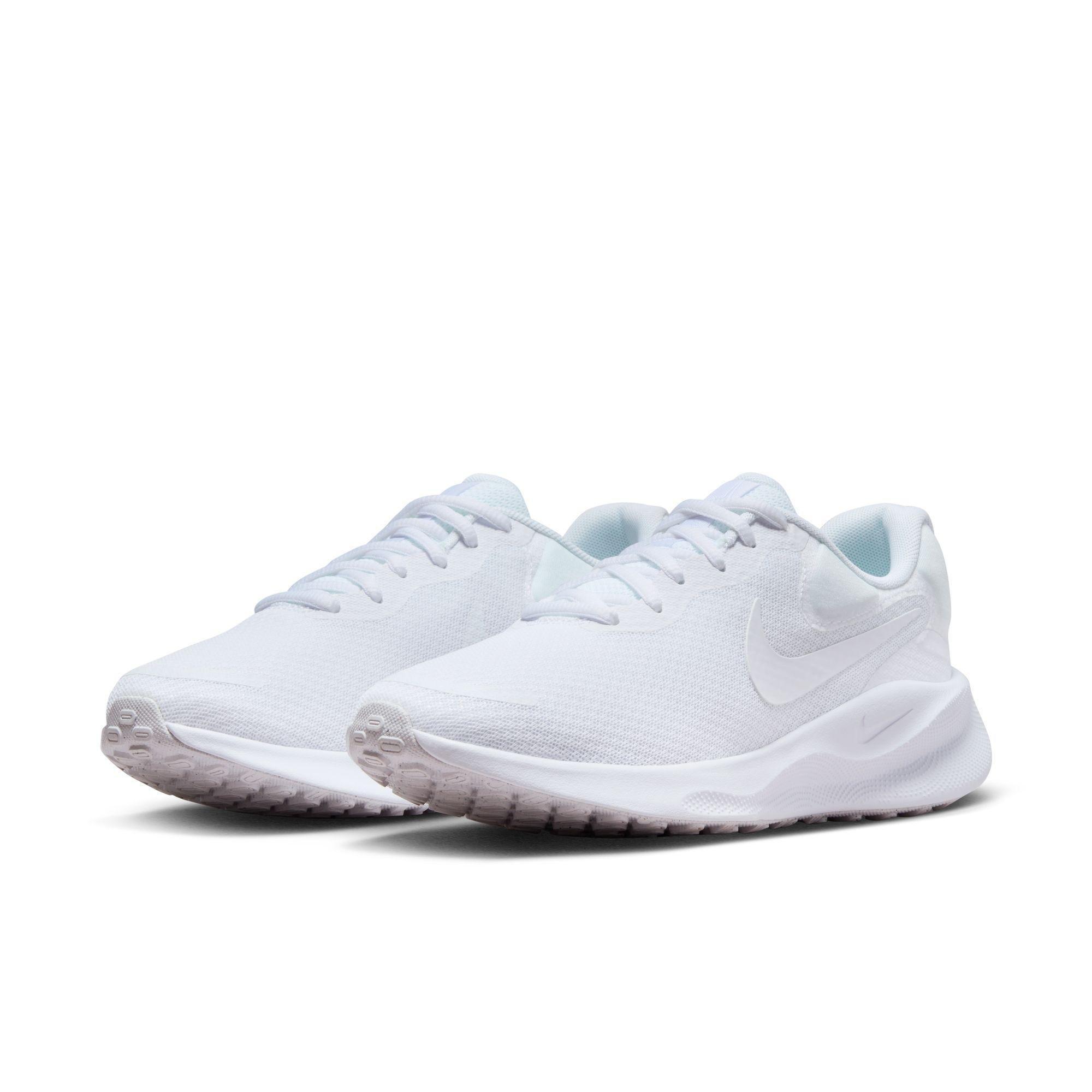 White Nike Revolution Sneakers, , large image number 2