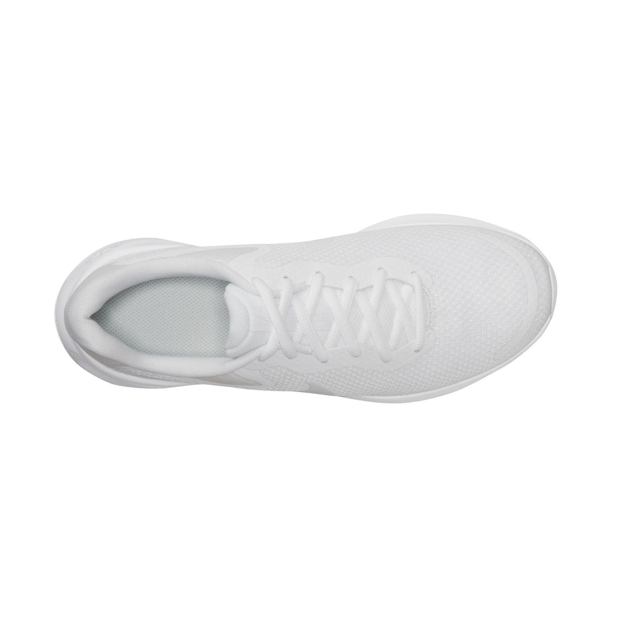 White Nike Revolution Sneakers, , large image number 9