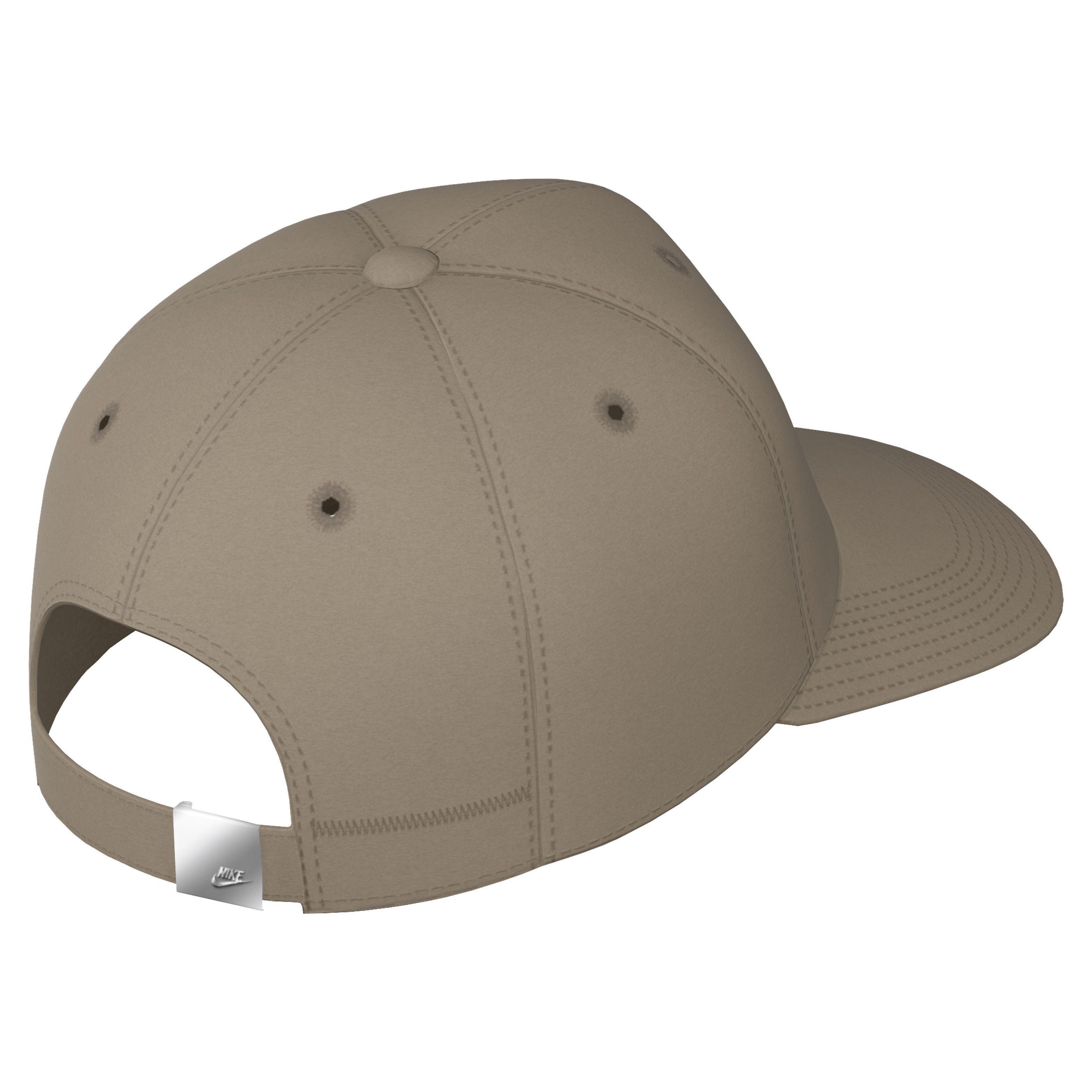 Beige Curve Brim Cap, , large image number 1