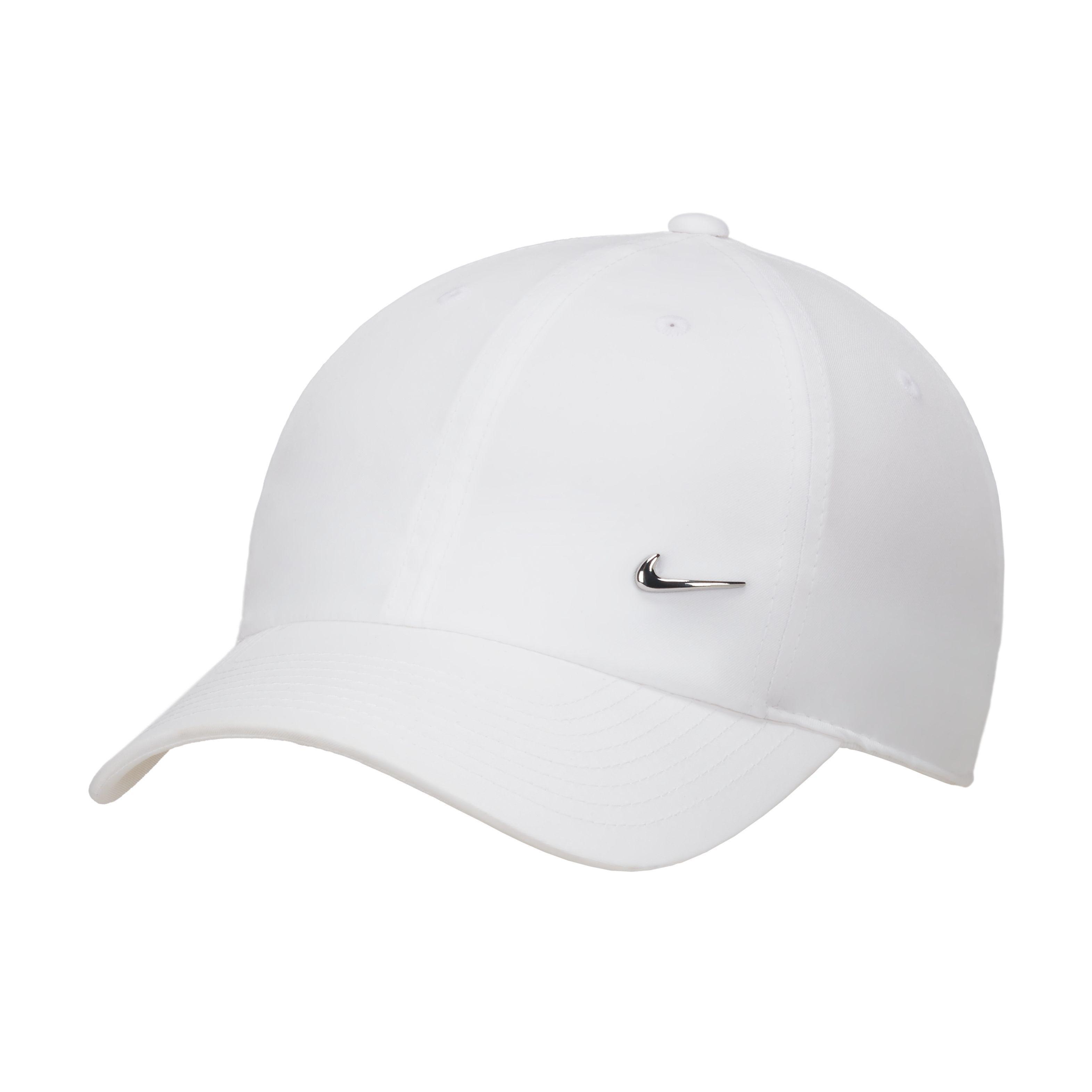White Curve Brim Cap, , medium