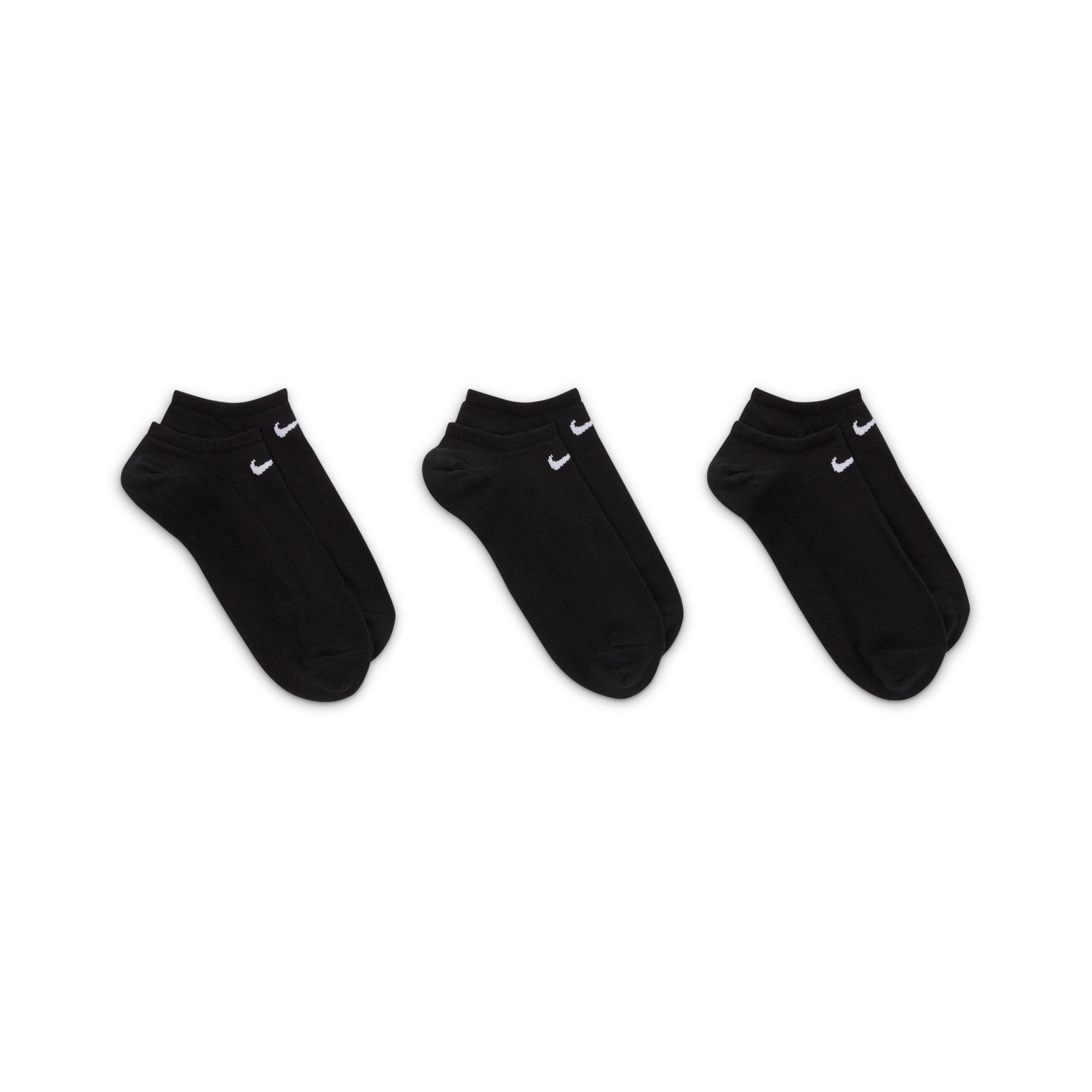 Black Short Socks, Set Of 3, , medium
