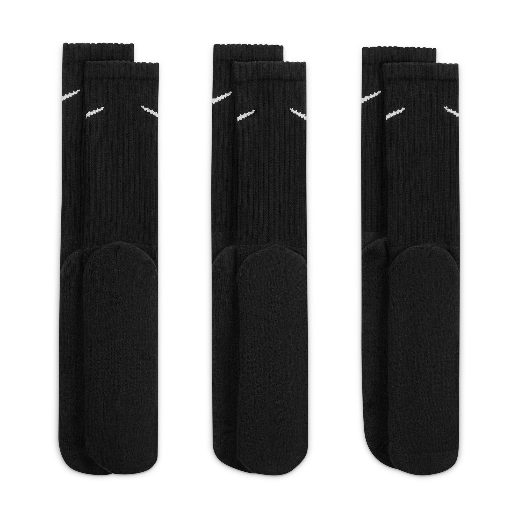 Black Long Socks, Set Of 3, , large image number 2