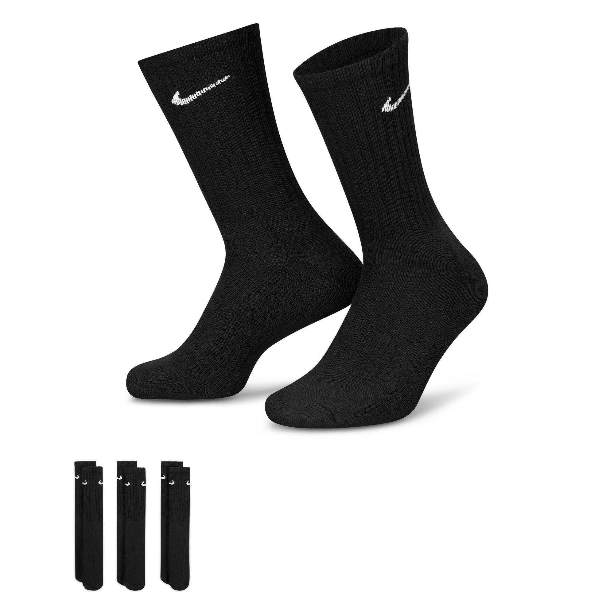 Black Long Socks, Set Of 3, , large image number 3