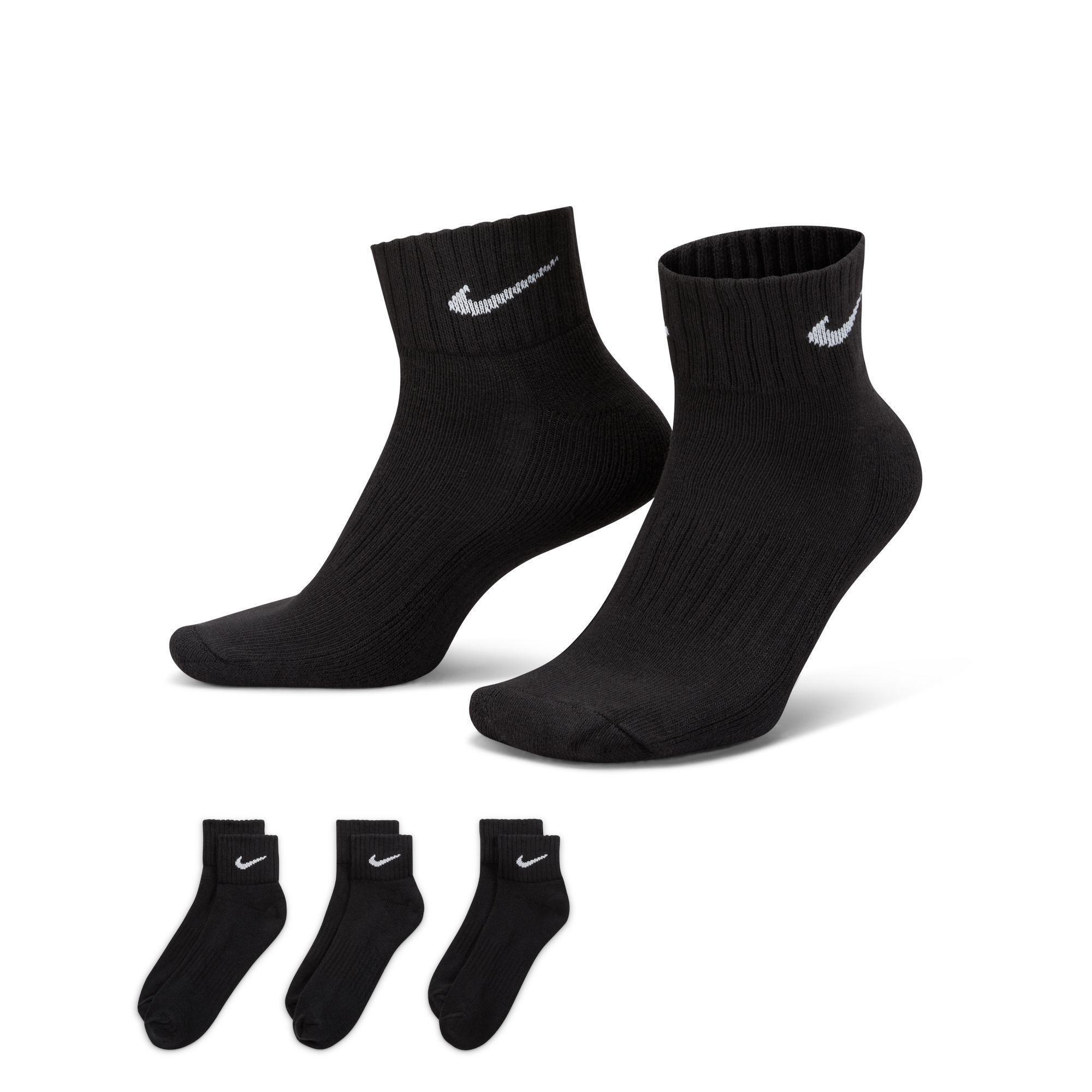 Black Short Socks, Set Of 3, , large image number 5