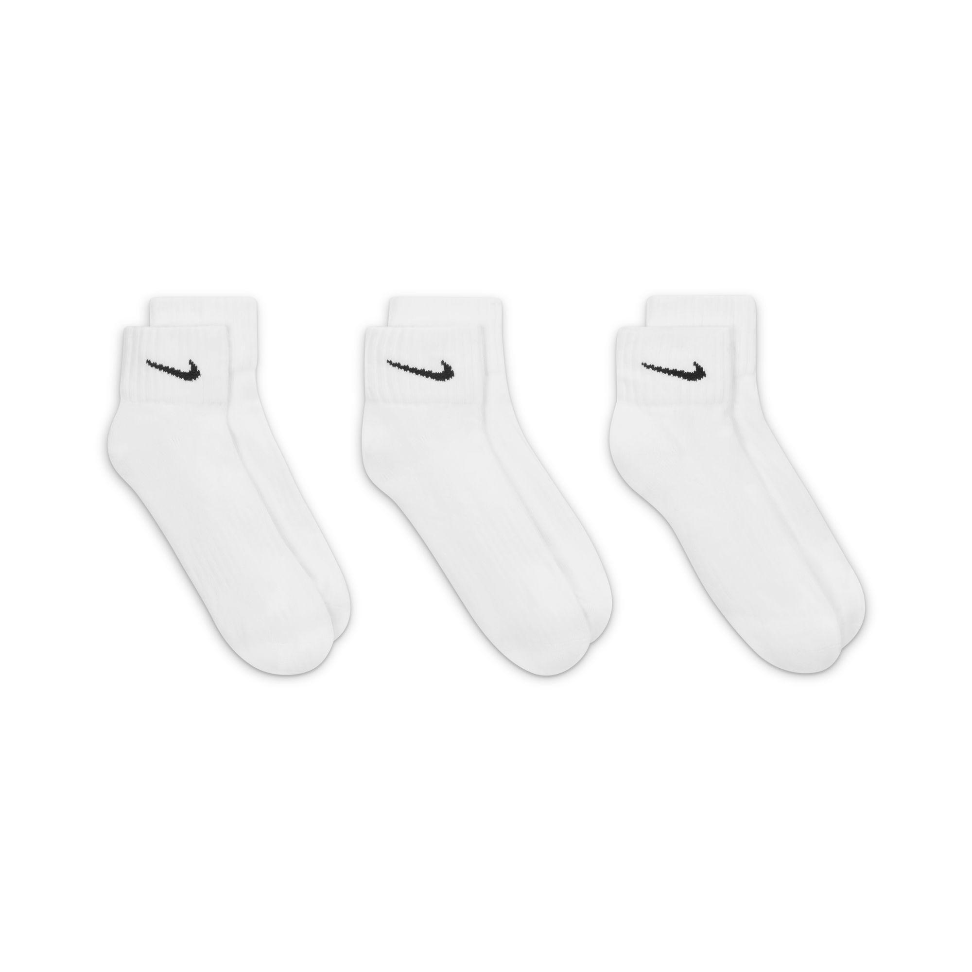 White Short Socks, Set Of 3, , large image number 4