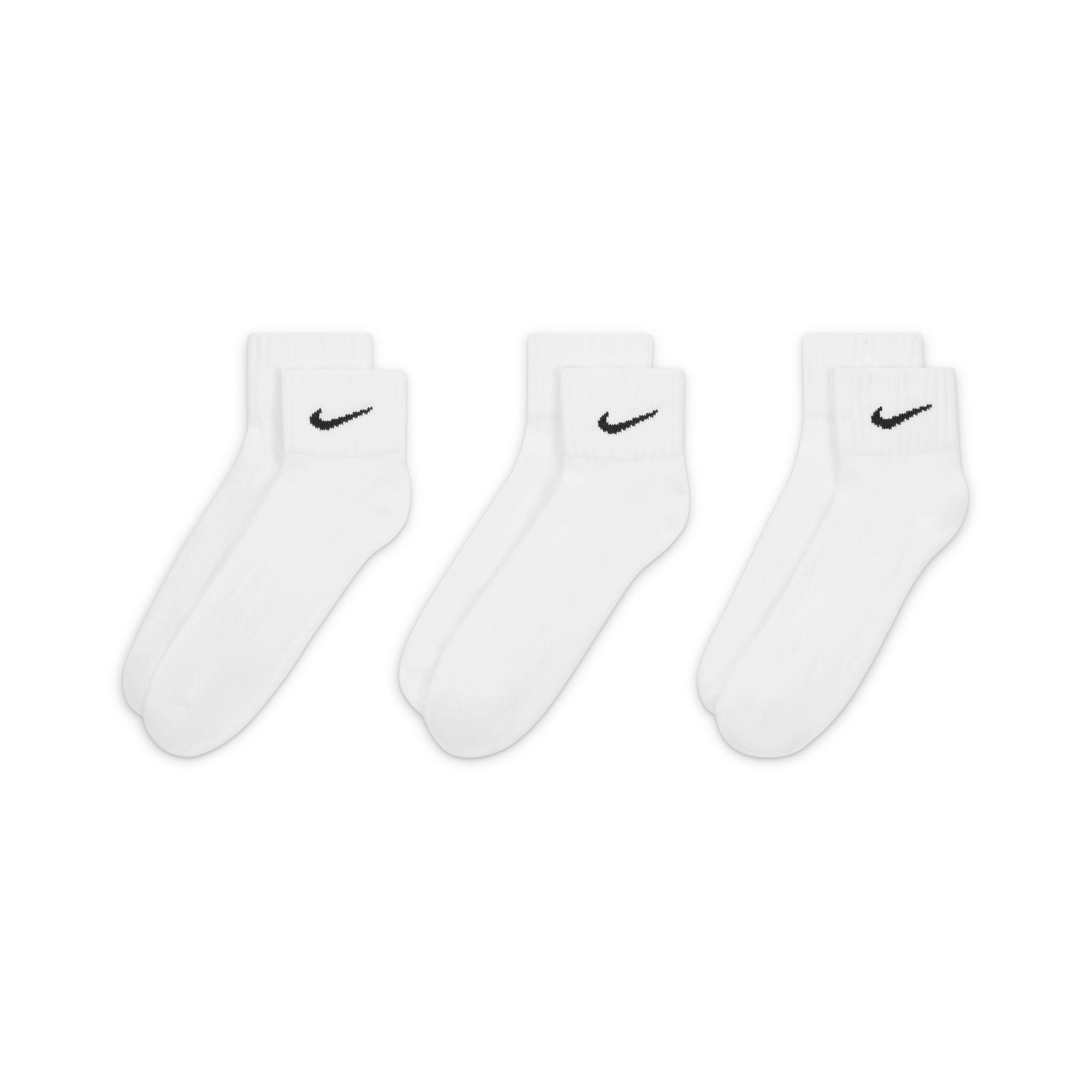 White Short Socks, Set Of 3, , large image number 6