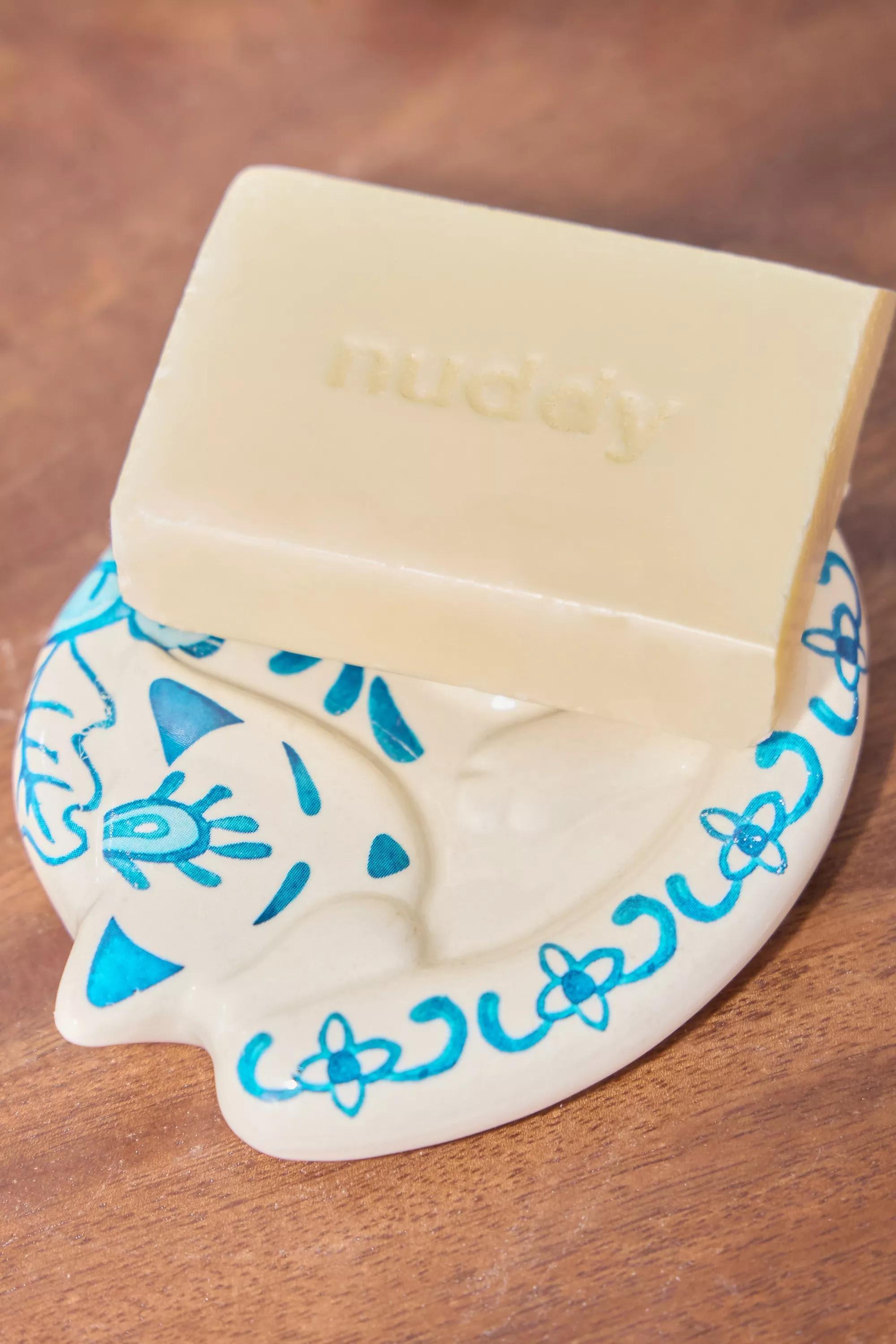 Blue Delft Cat Soap Dish, BLUE, medium