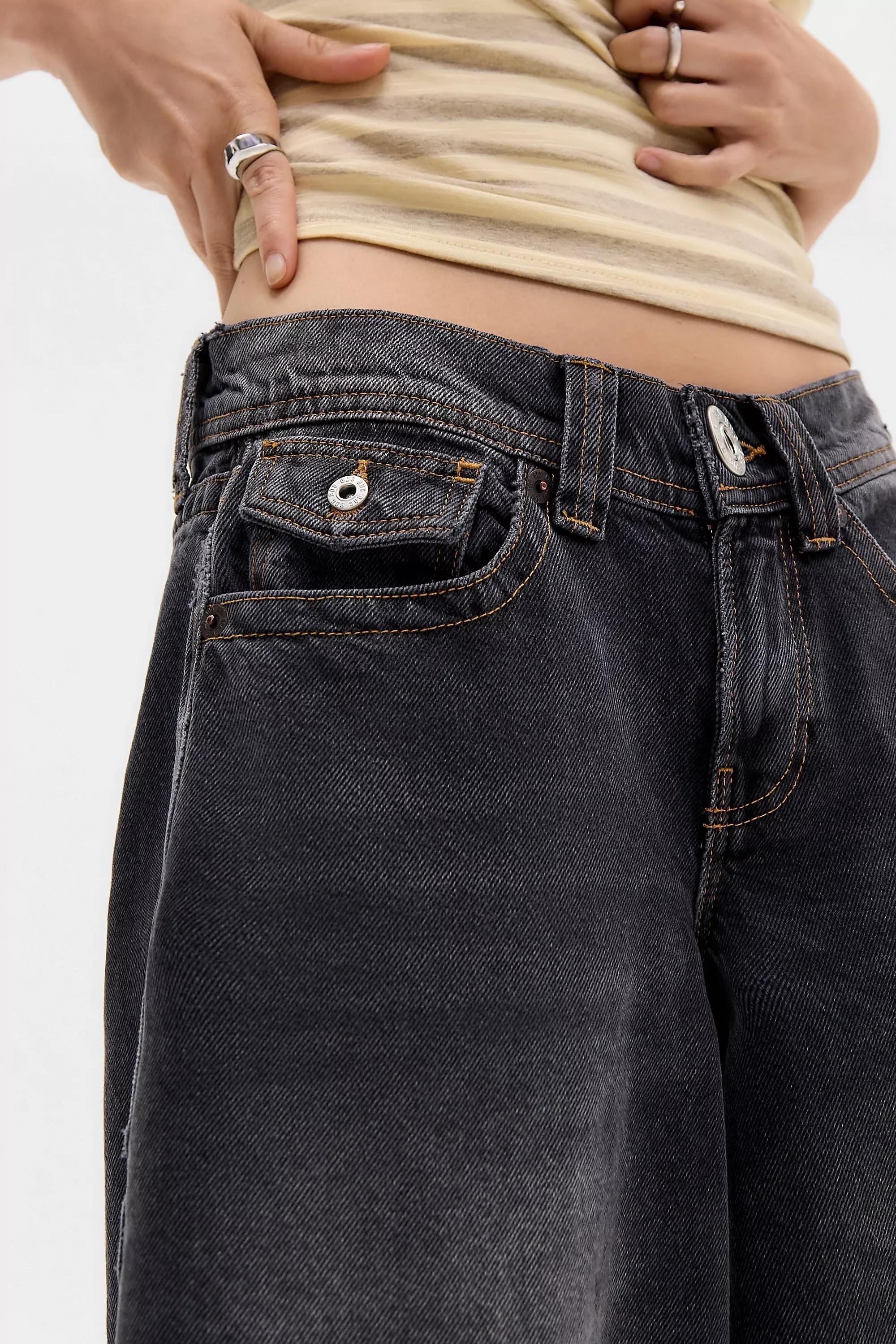 Grey Bdg Kayla Lowrider Cocoon Jeans, GREY, large image number 1