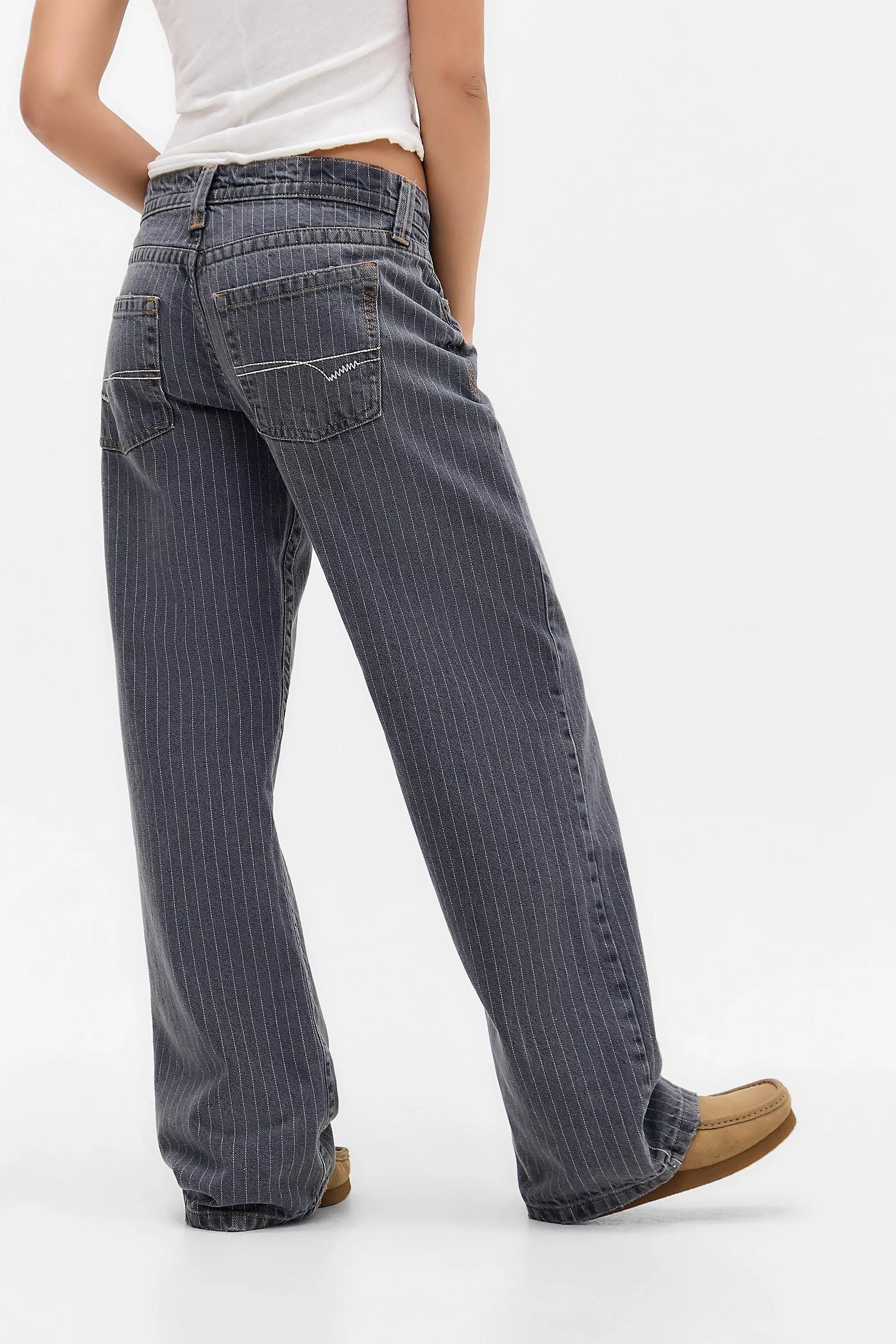 Grey Bdg Kayla Lowrider Stripe Jeans, , large image number 2