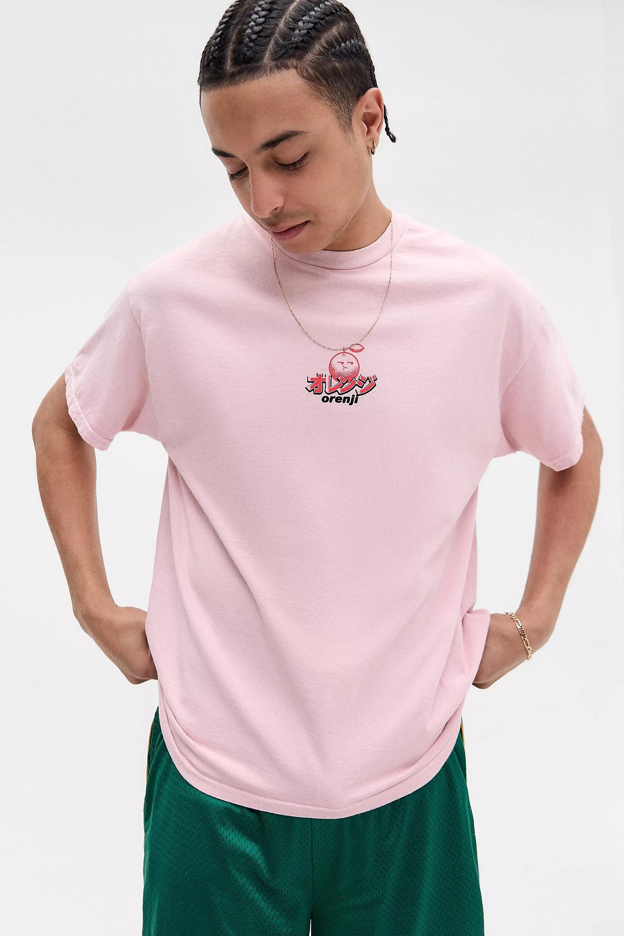 Pink Uo Orenji T-Shirt, , large image number 1