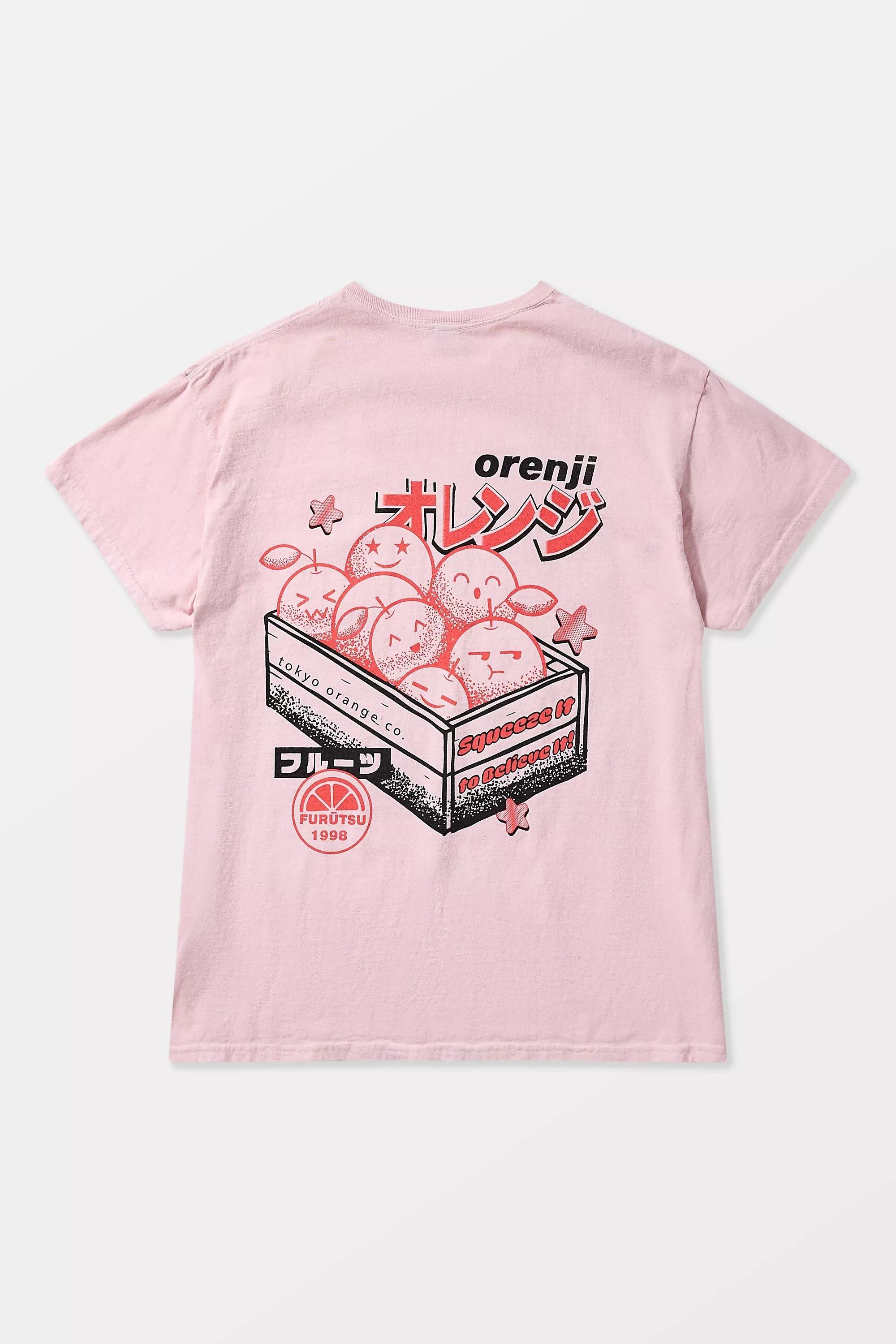 Pink Uo Orenji T-Shirt, , large image number 4